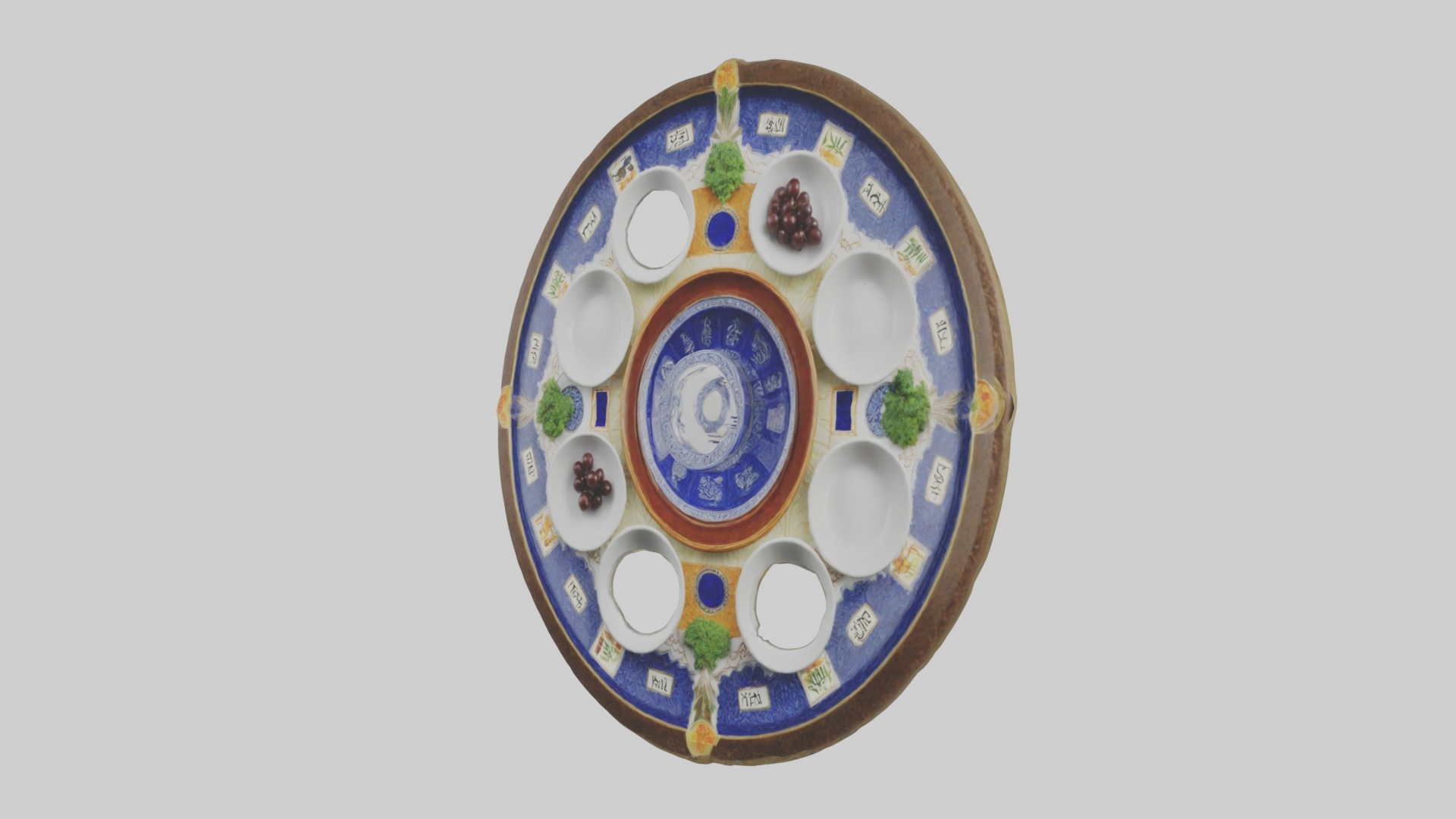 Sederplate Model Low-poly 3D model_4