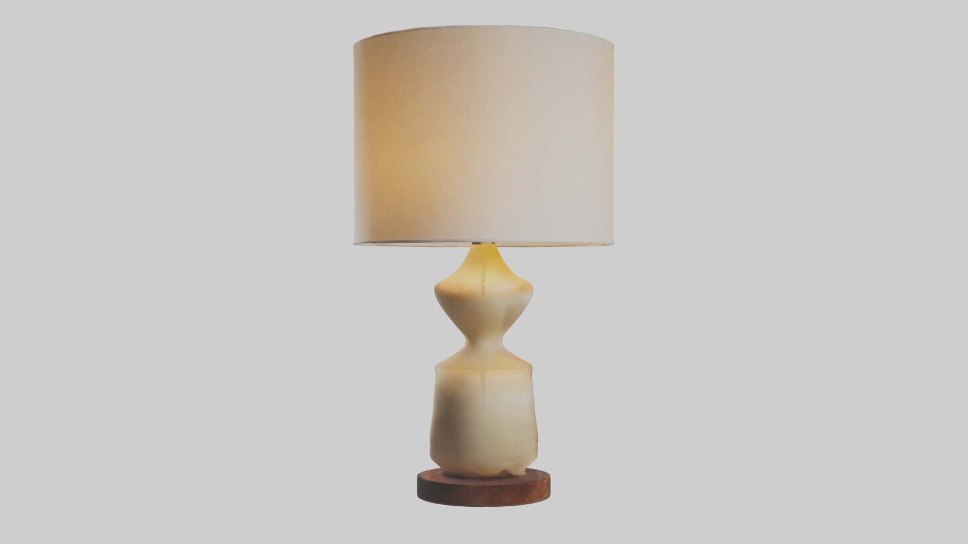Sculptural Table Lamp 1 Low-poly 3D model_7