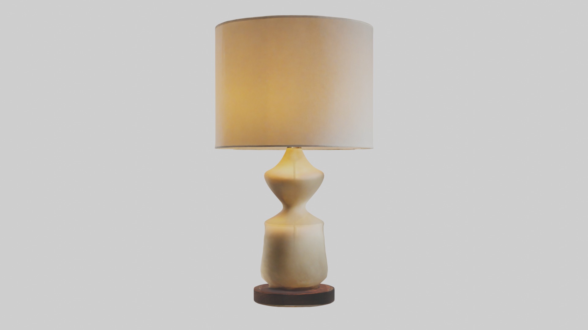 Sculptural Table Lamp 1 Low-poly 3D model_6