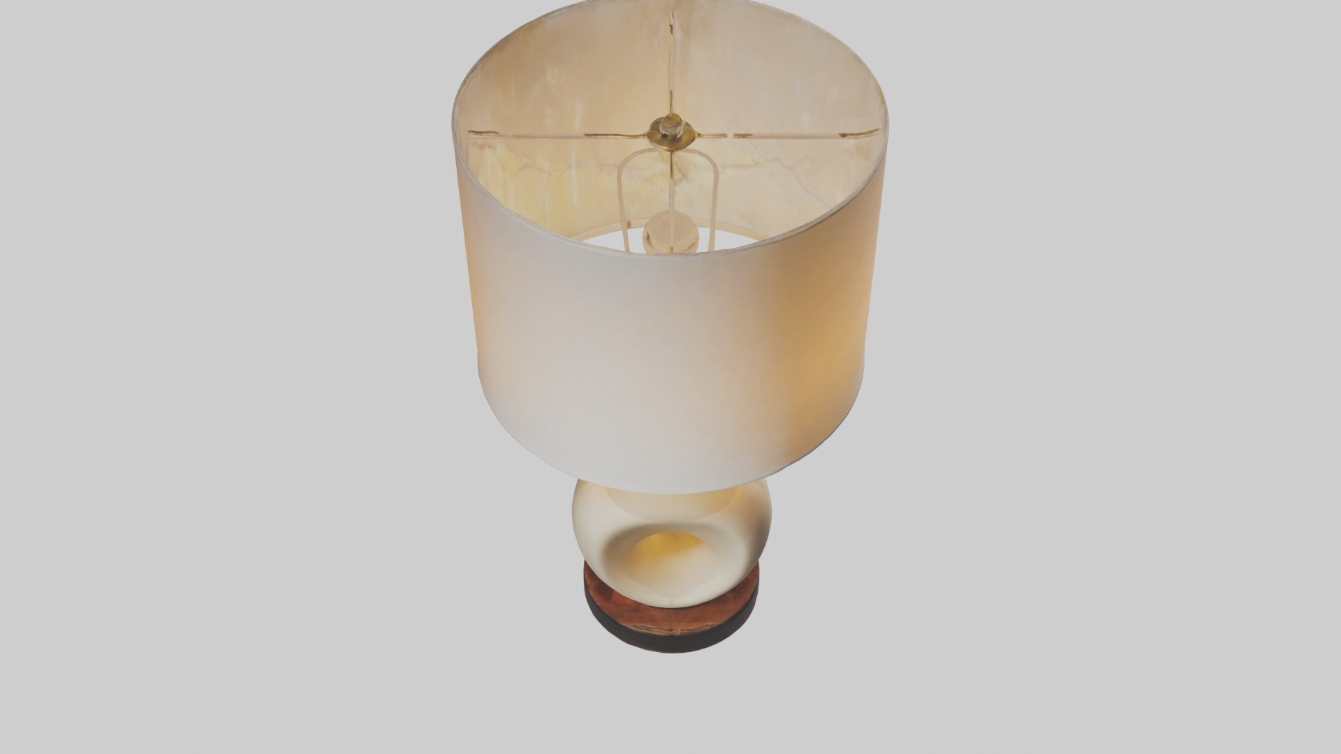 Sculptural Table Lamp 1 Low-poly 3D model_9