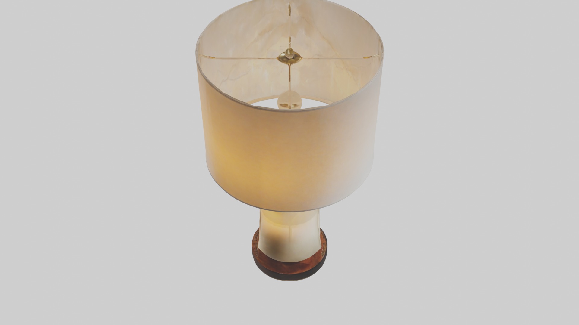 Sculptural Table Lamp 1 Low-poly 3D model_11