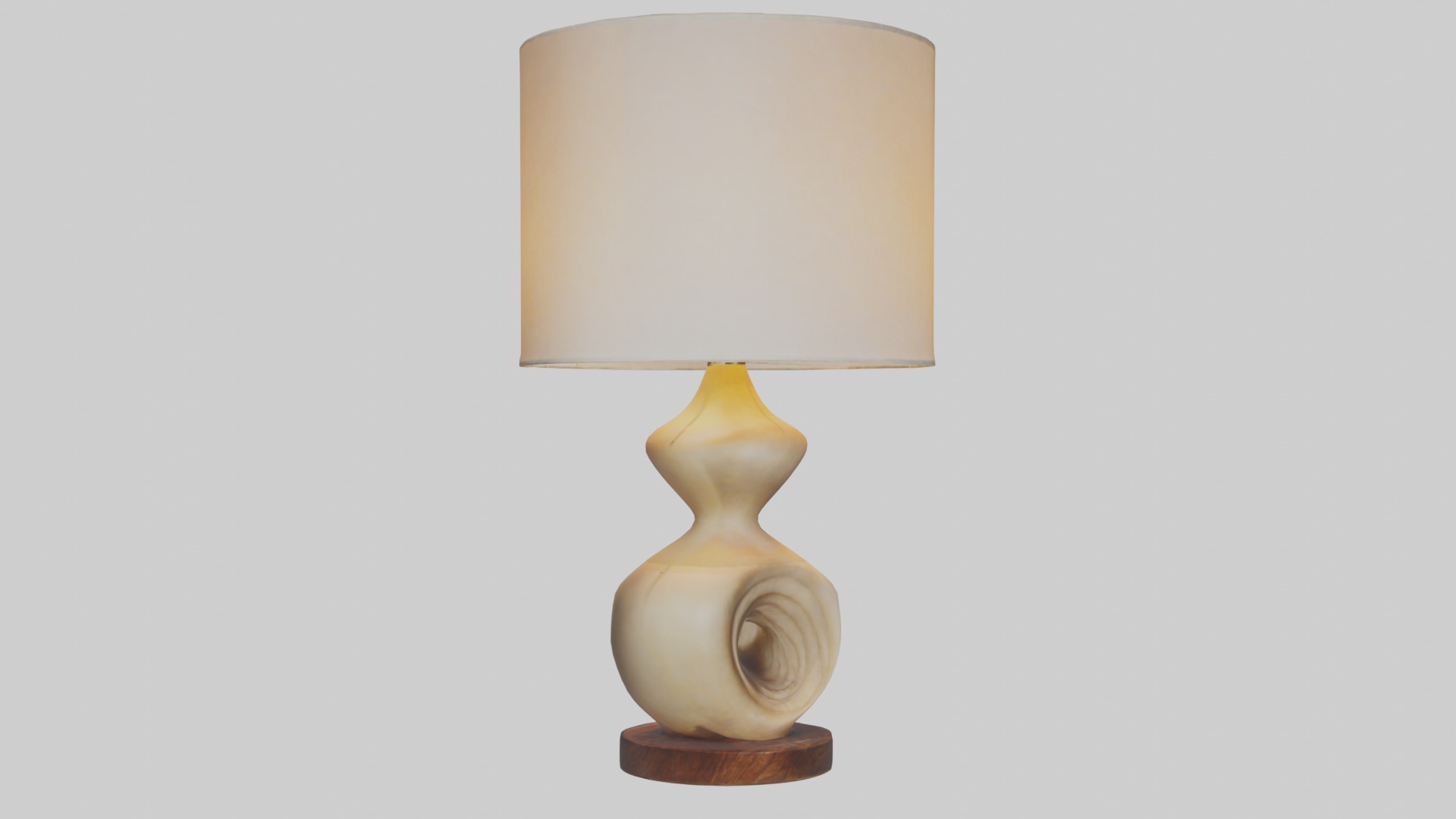 Sculptural Table Lamp 1 Low-poly 3D model_5