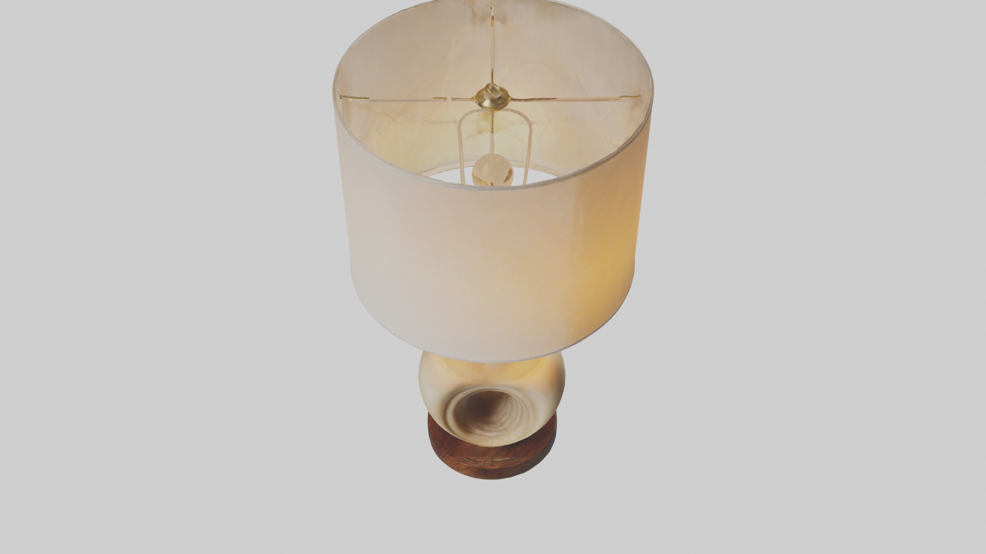 Sculptural Table Lamp 1 Low-poly 3D model_10