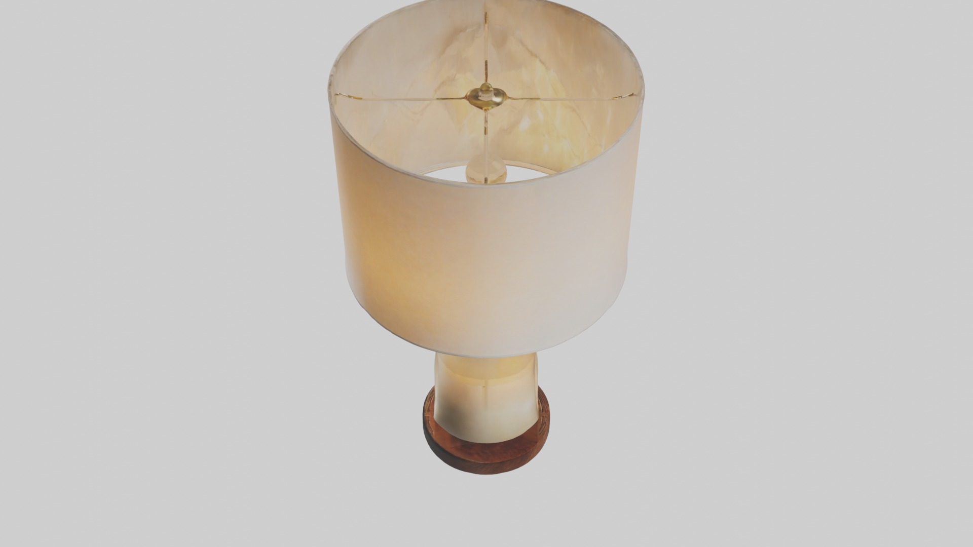 Sculptural Table Lamp 1 Low-poly 3D model_12