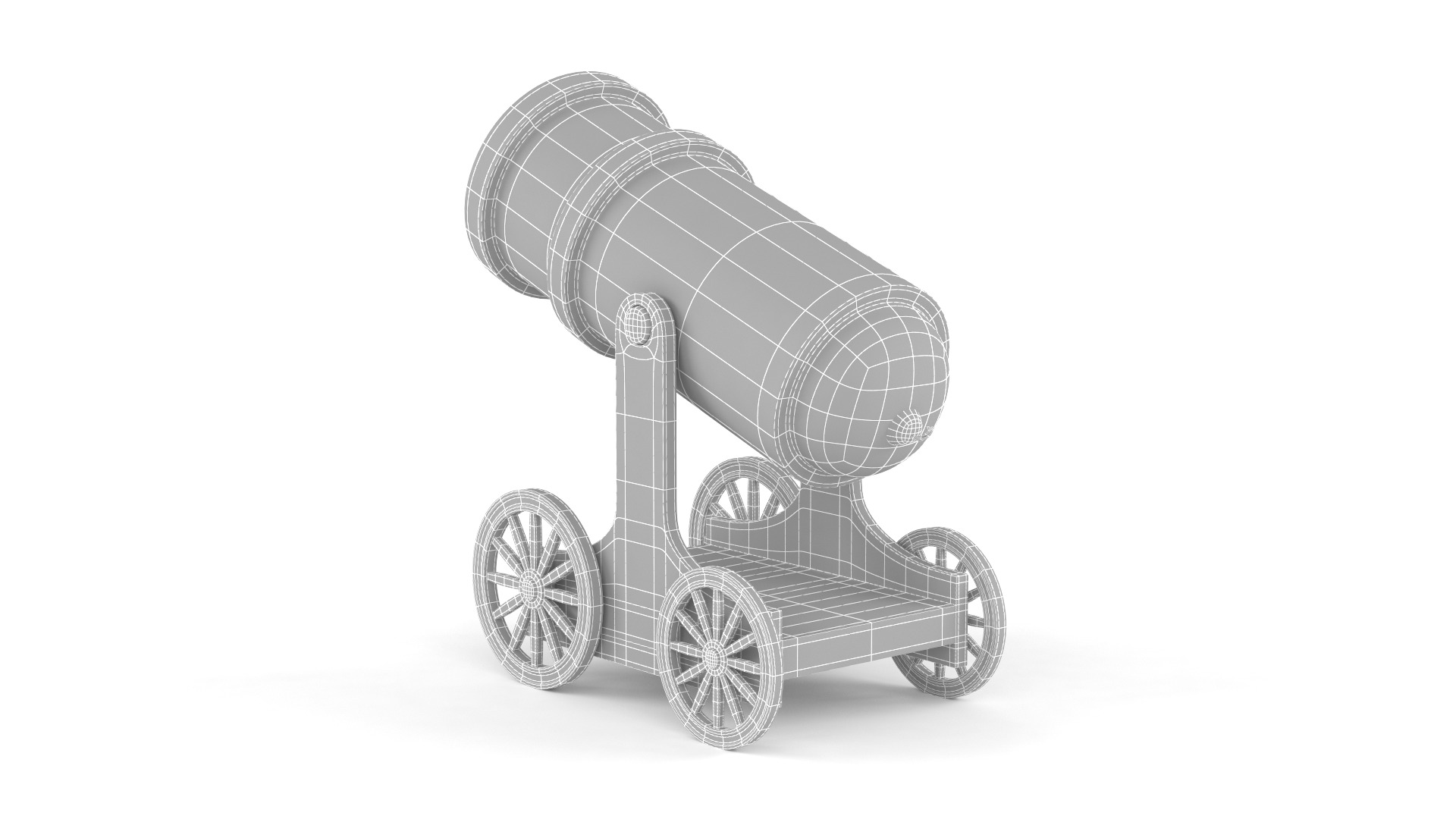 Circus Cannon 3D model_11