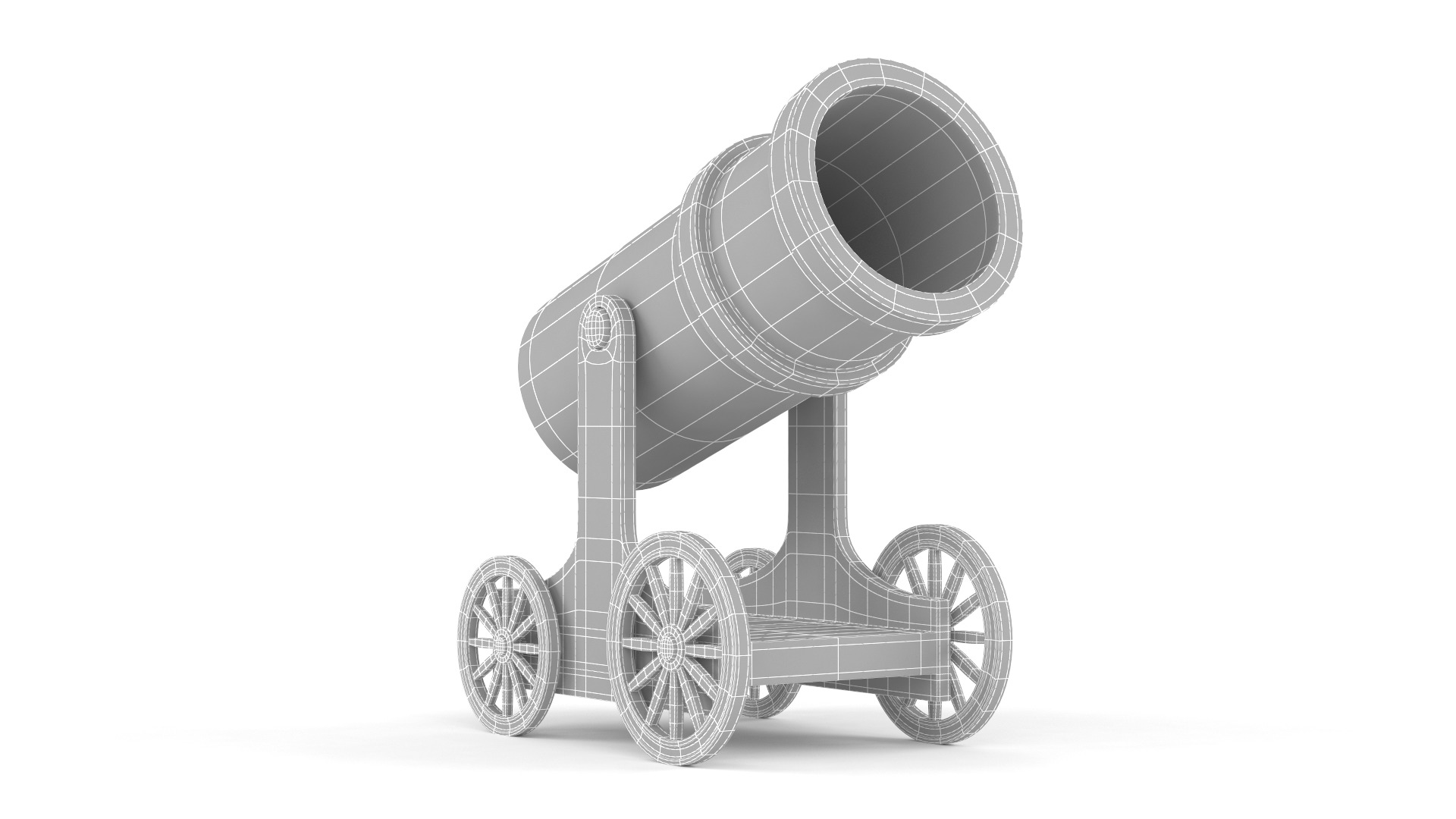 Circus Cannon 3D model_10