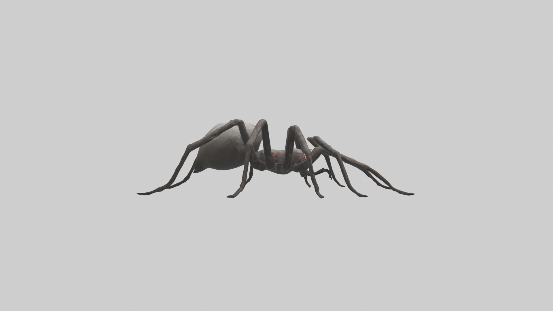 Scary Spider Model Low-poly 3D model_8