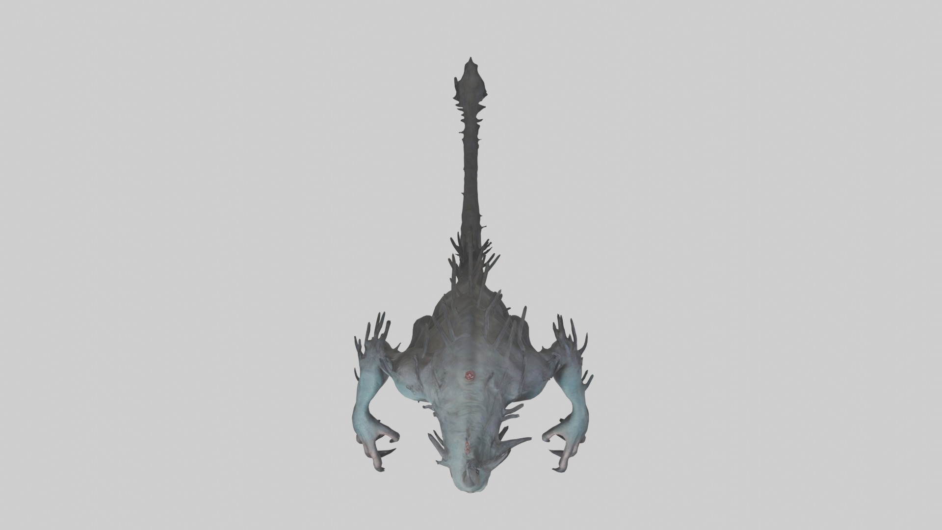 Scary Monster Model Low-poly 3D model_17