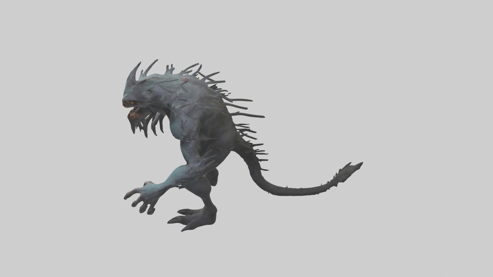 Scary Monster Model Low-poly 3D model_22