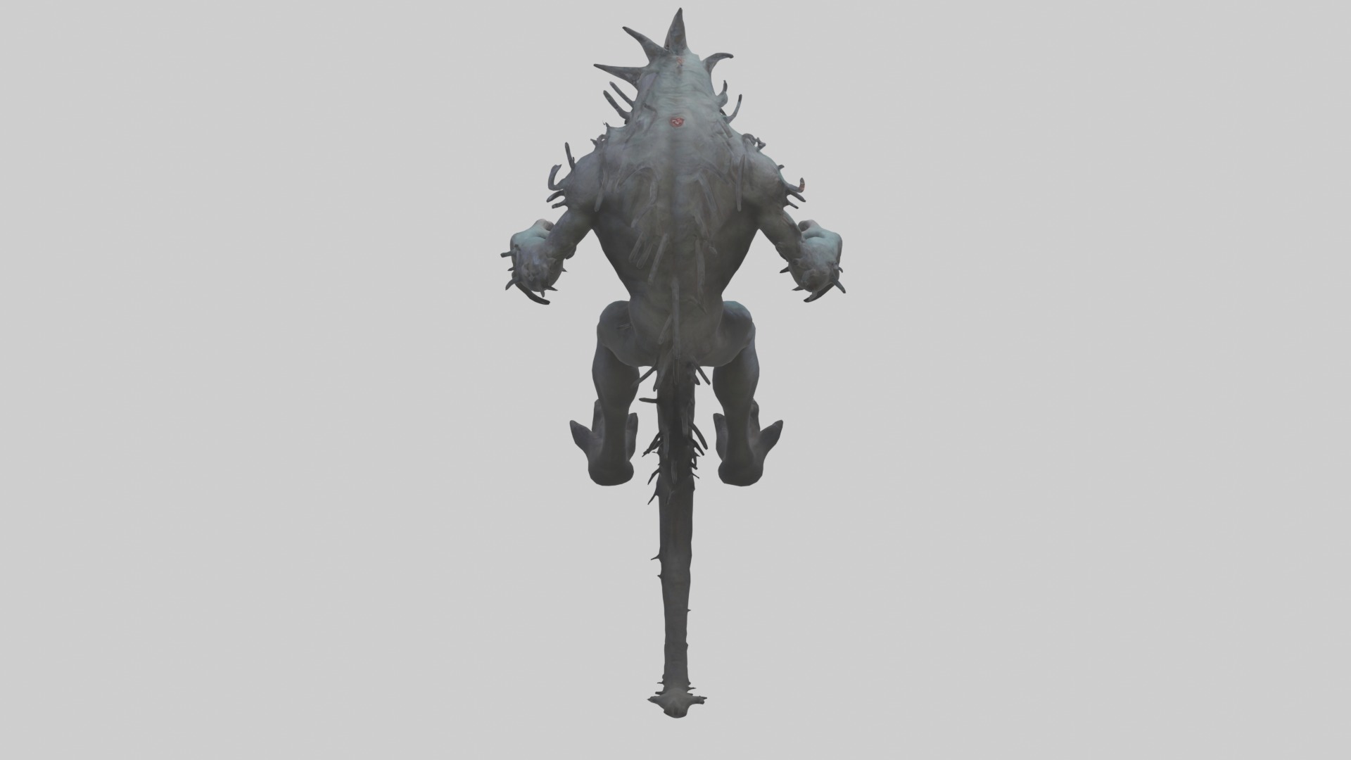 Scary Monster Model Low-poly 3D model_18