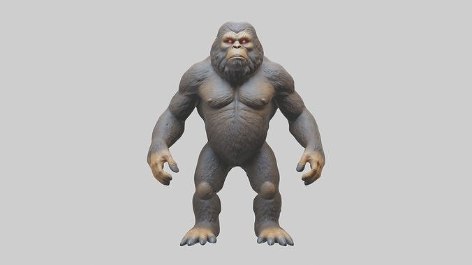 Sasquatch Model Low-poly 3D model