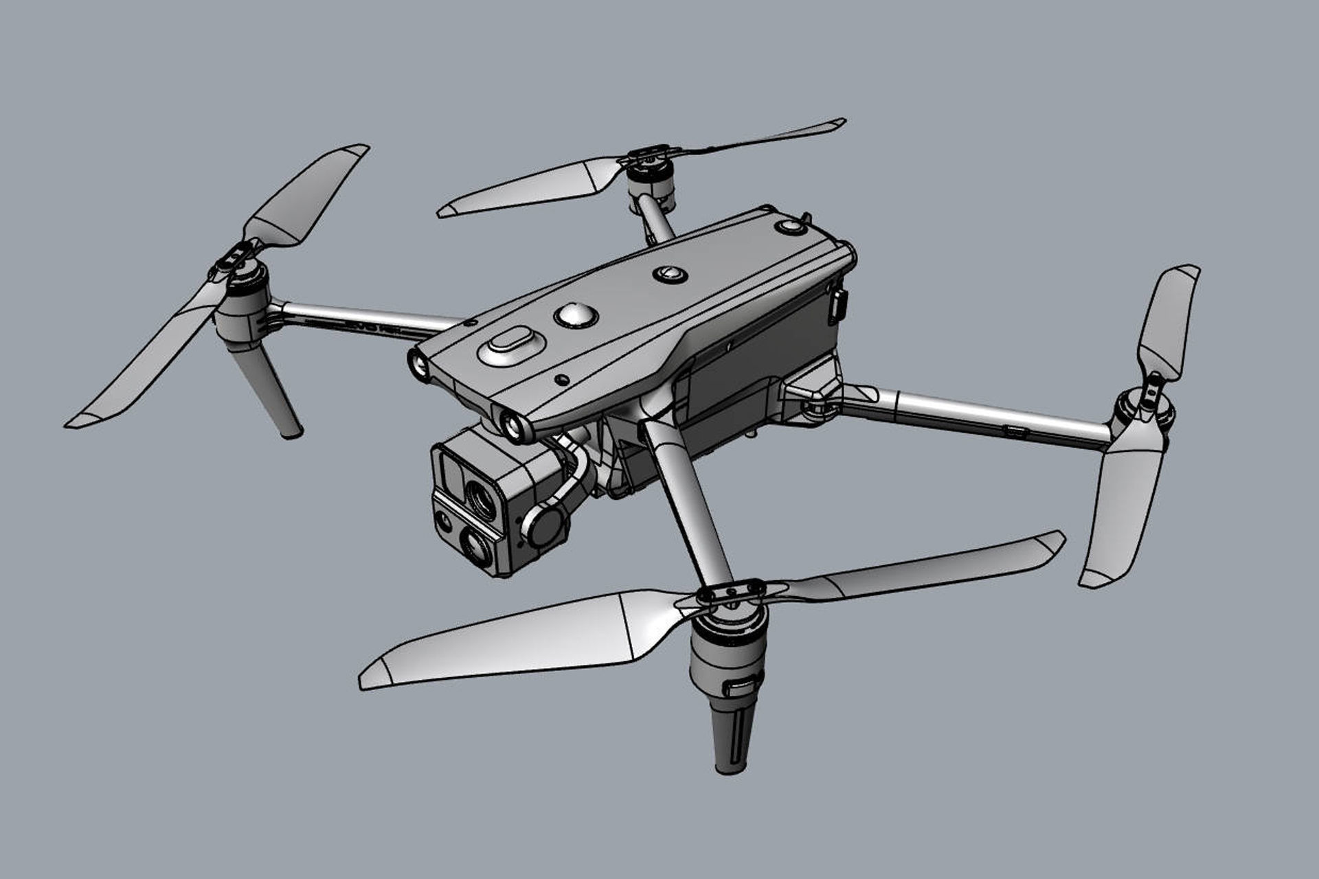 Autel Robotics EVO Max Drone 3D model_17