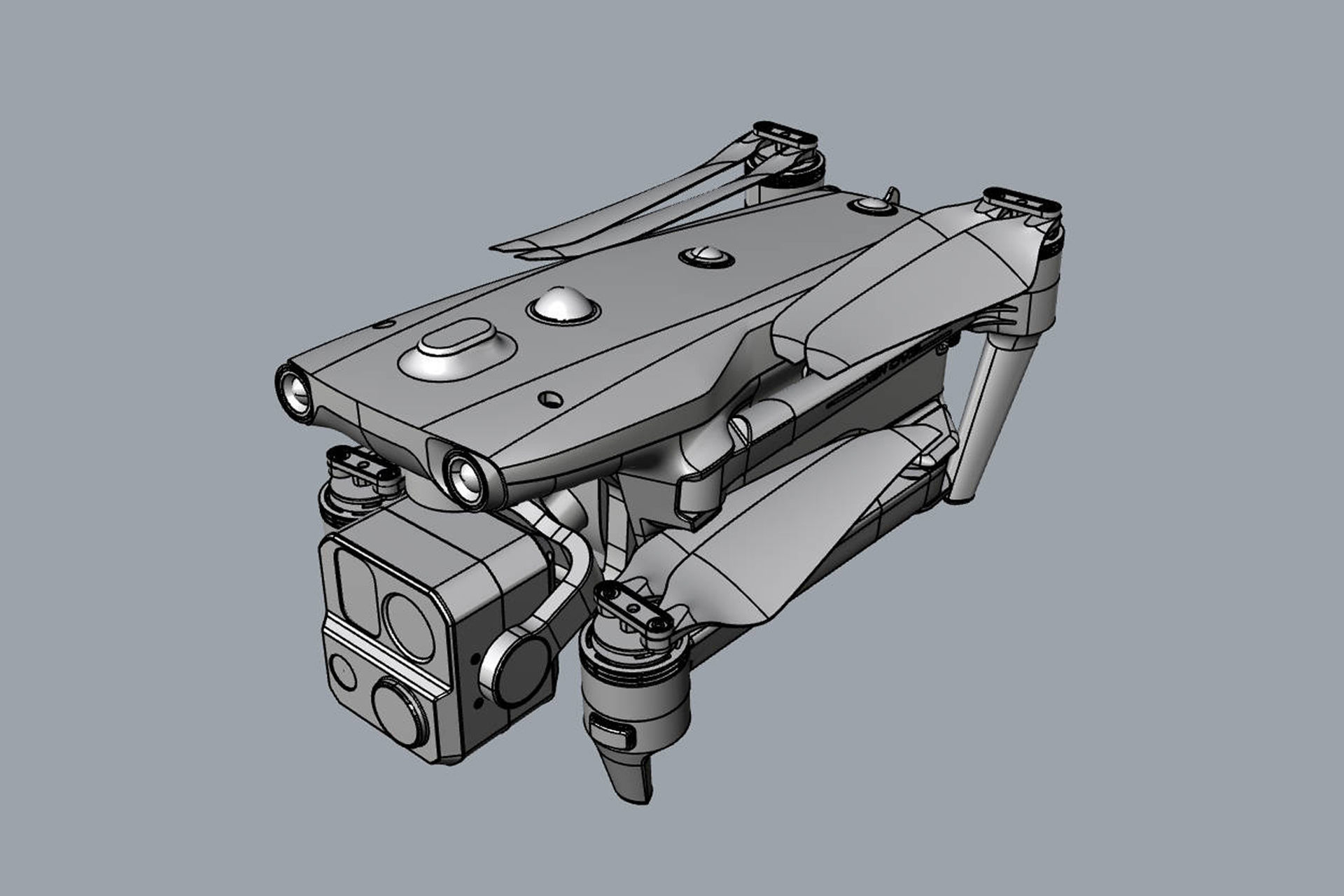 Autel Robotics EVO Max Drone 3D model_14