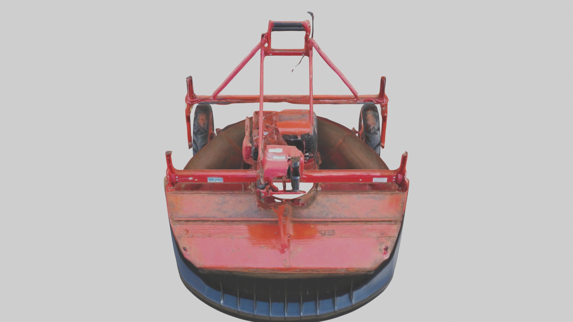 Rotarytiller Model Low-poly 3D model_10