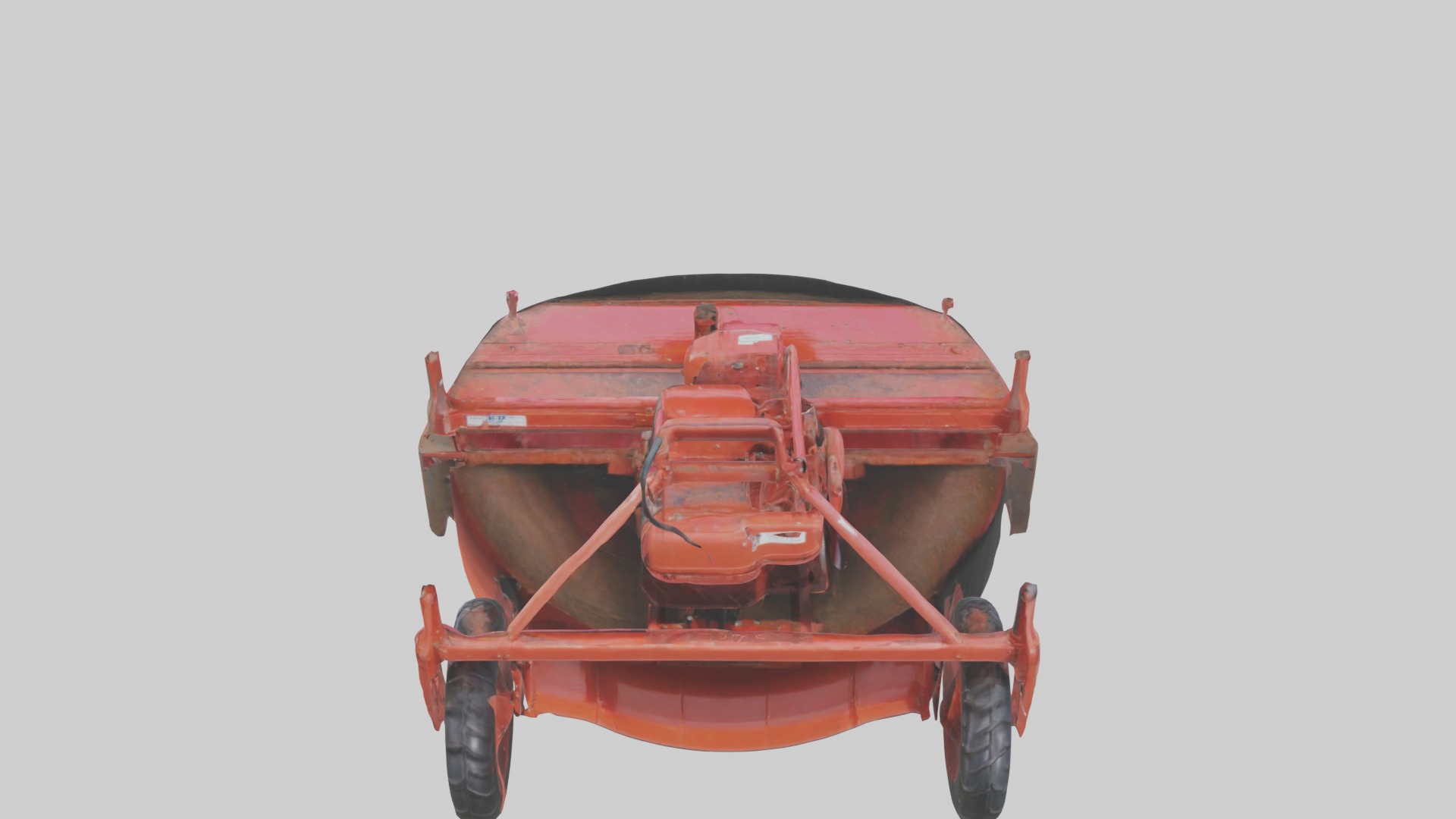 Rotarytiller Model Low-poly 3D model_9