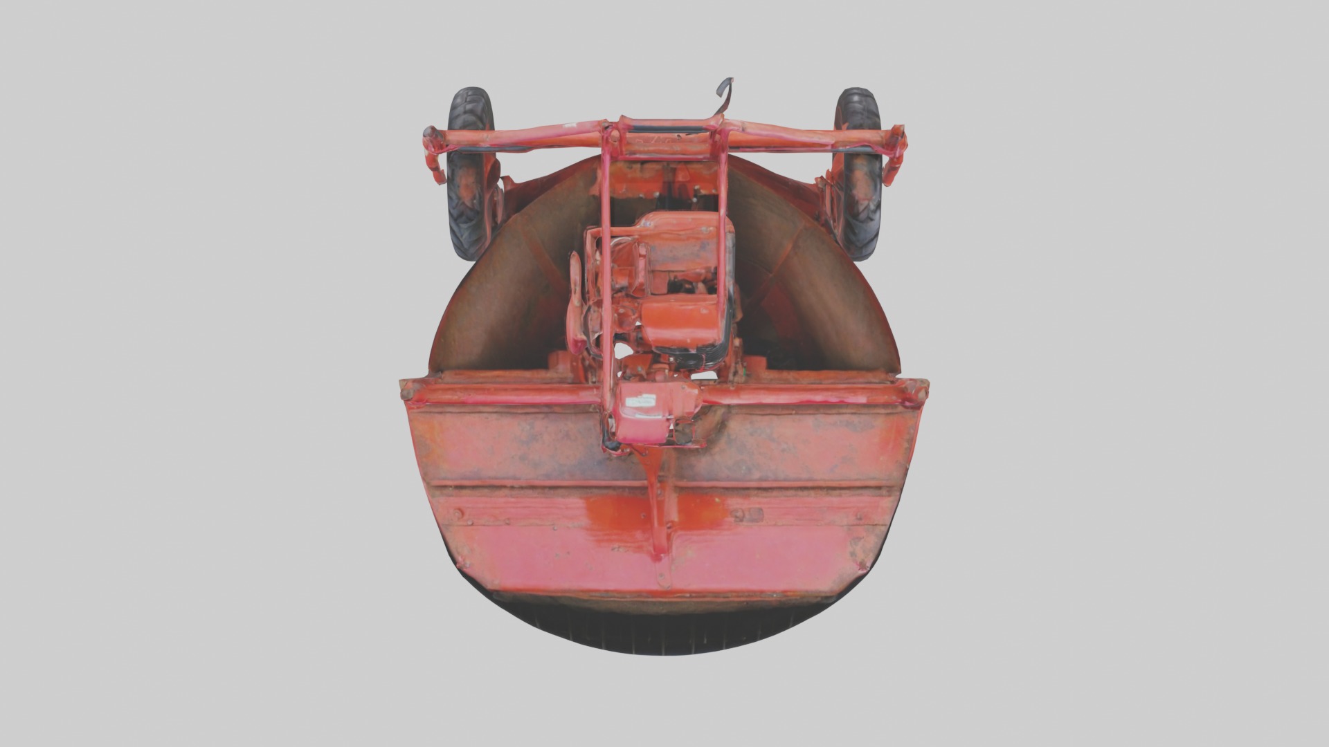 Rotarytiller Model Low-poly 3D model_8