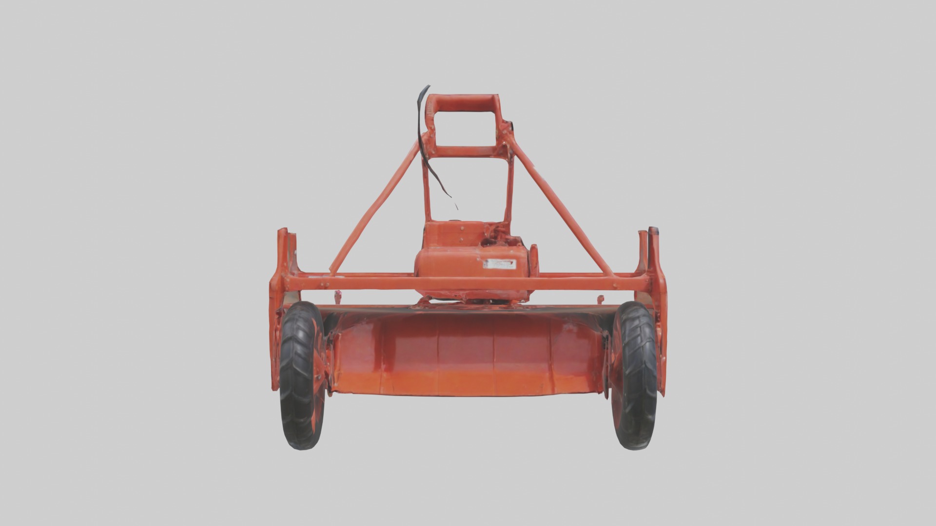 Rotarytiller Model Low-poly 3D model_1