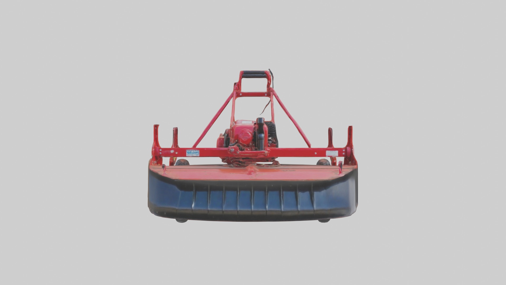 Rotarytiller Model Low-poly 3D model_4