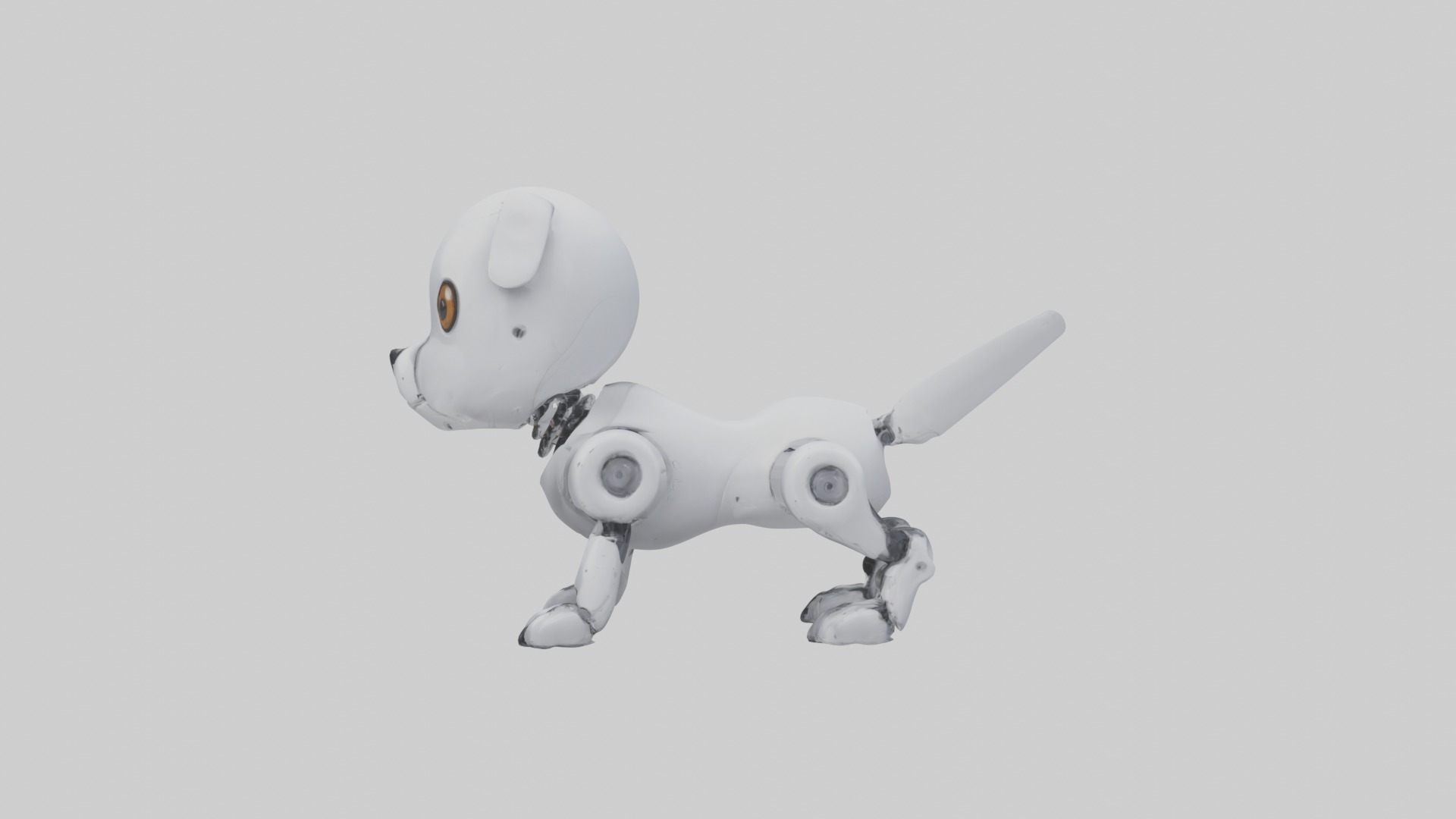 Robotic Pet Model 1 Low-poly 3D model_6