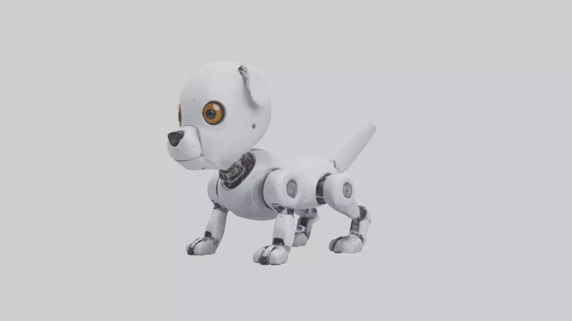Robotic Pet Model 1 Low-poly 3D model_0