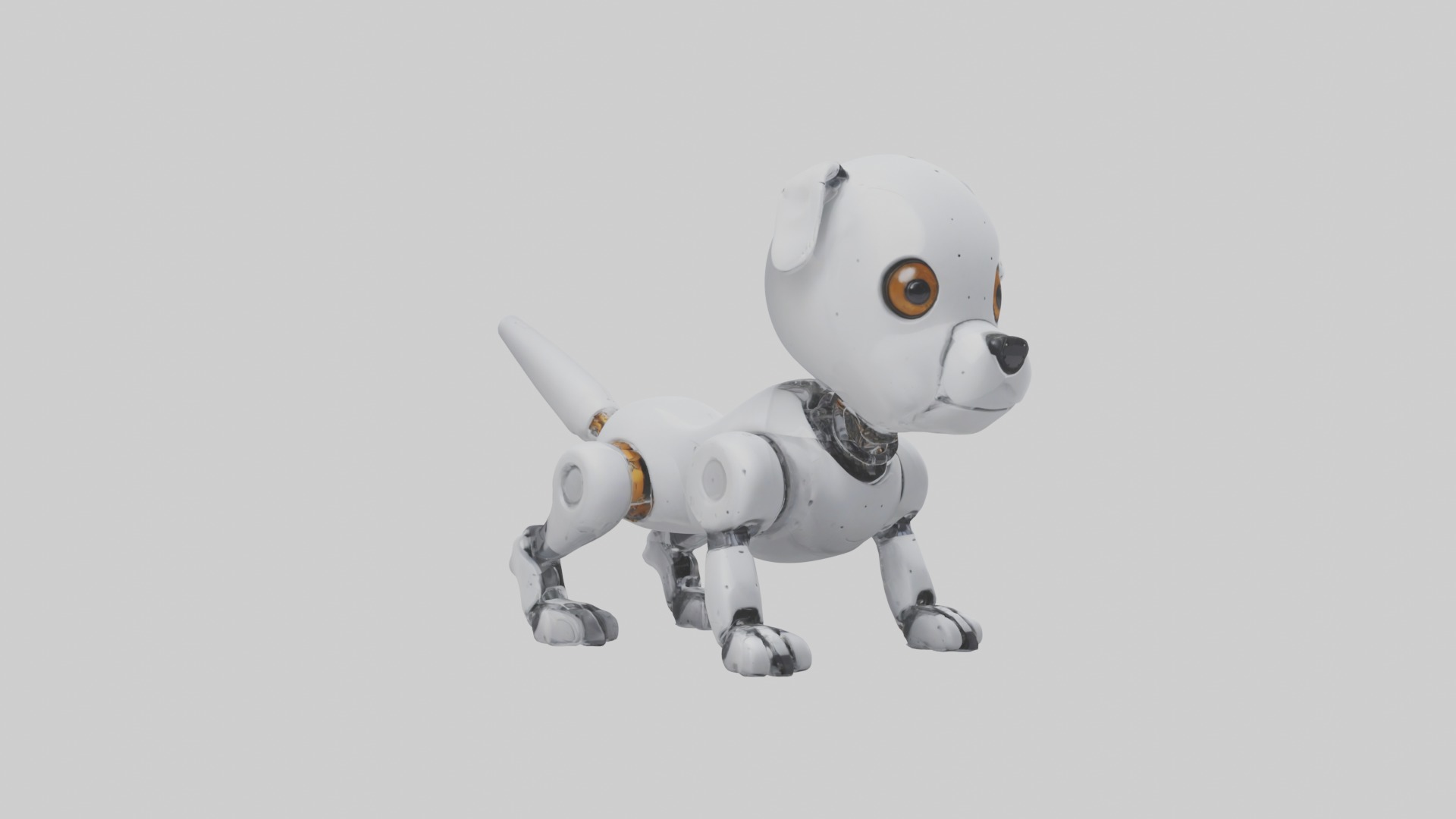Robotic Pet Model 1 Low-poly 3D model_5