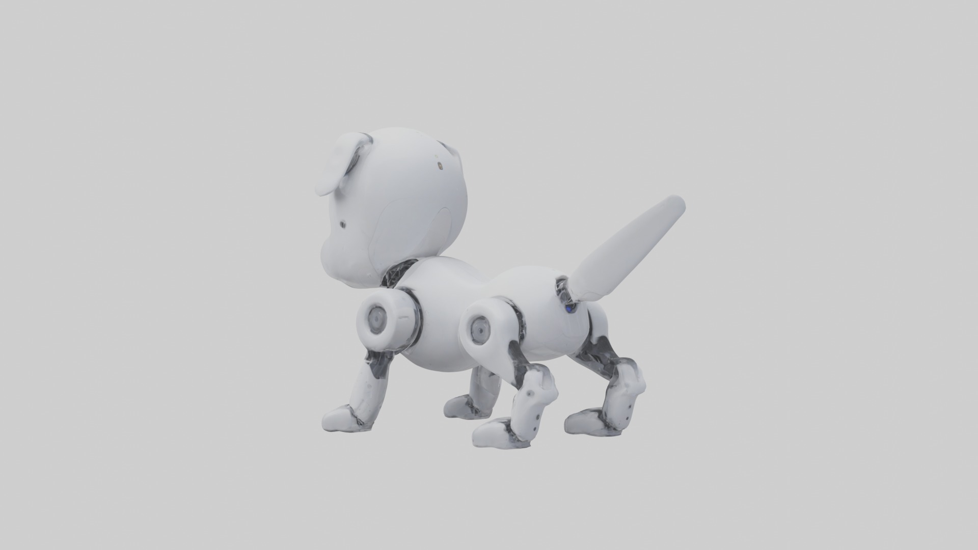 Robotic Pet Model 1 Low-poly 3D model_2