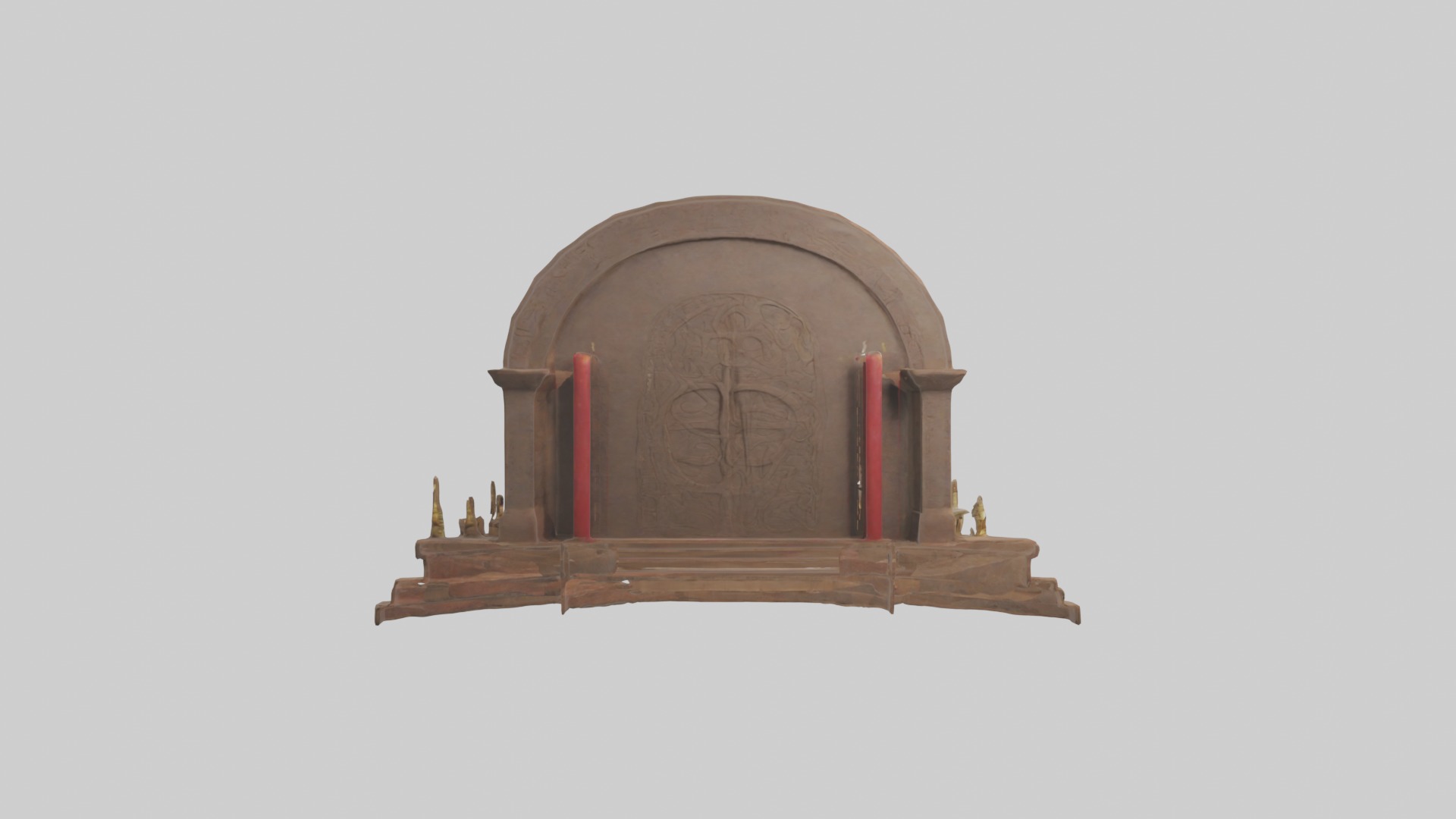 Ritualaltar Model Low-poly 3D model_7