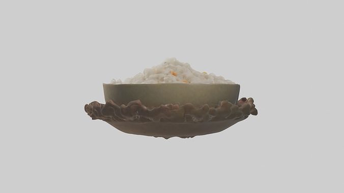 Riceoffering Model Low-poly 3D model 2