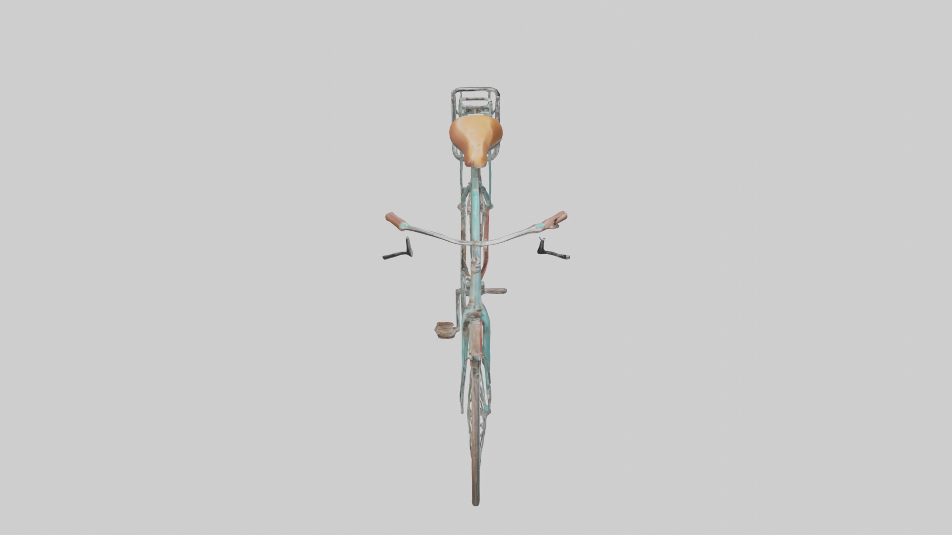 Retro Bicycle Model 1 Low-poly 3D model_12