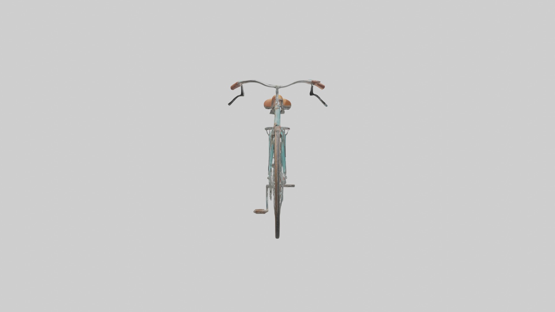 Retro Bicycle Model 1 Low-poly 3D model_7