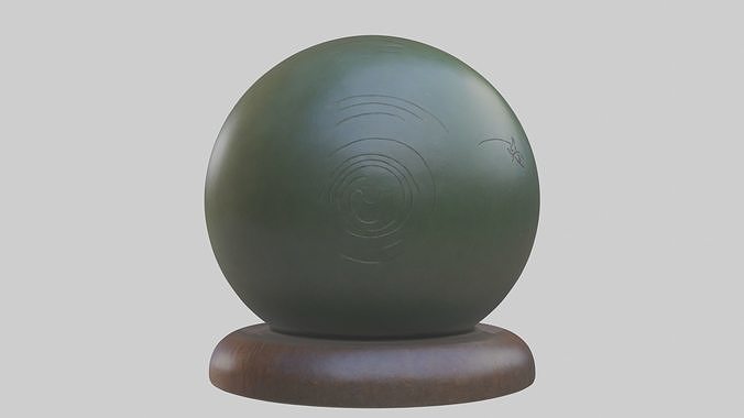 Qi Gongball Model Low-poly 3D model