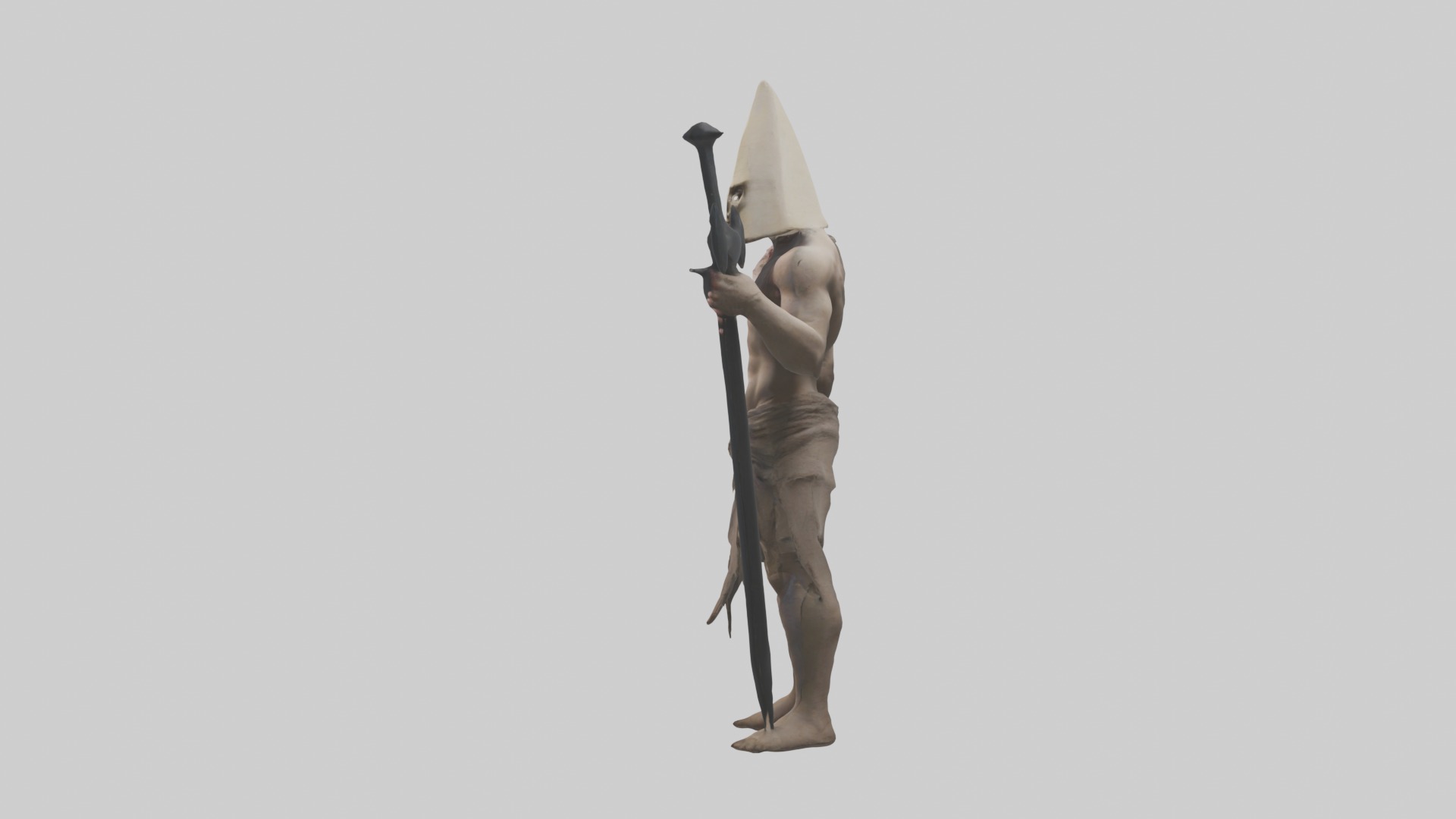 Pyramidhead Model Low-poly 3D model_6