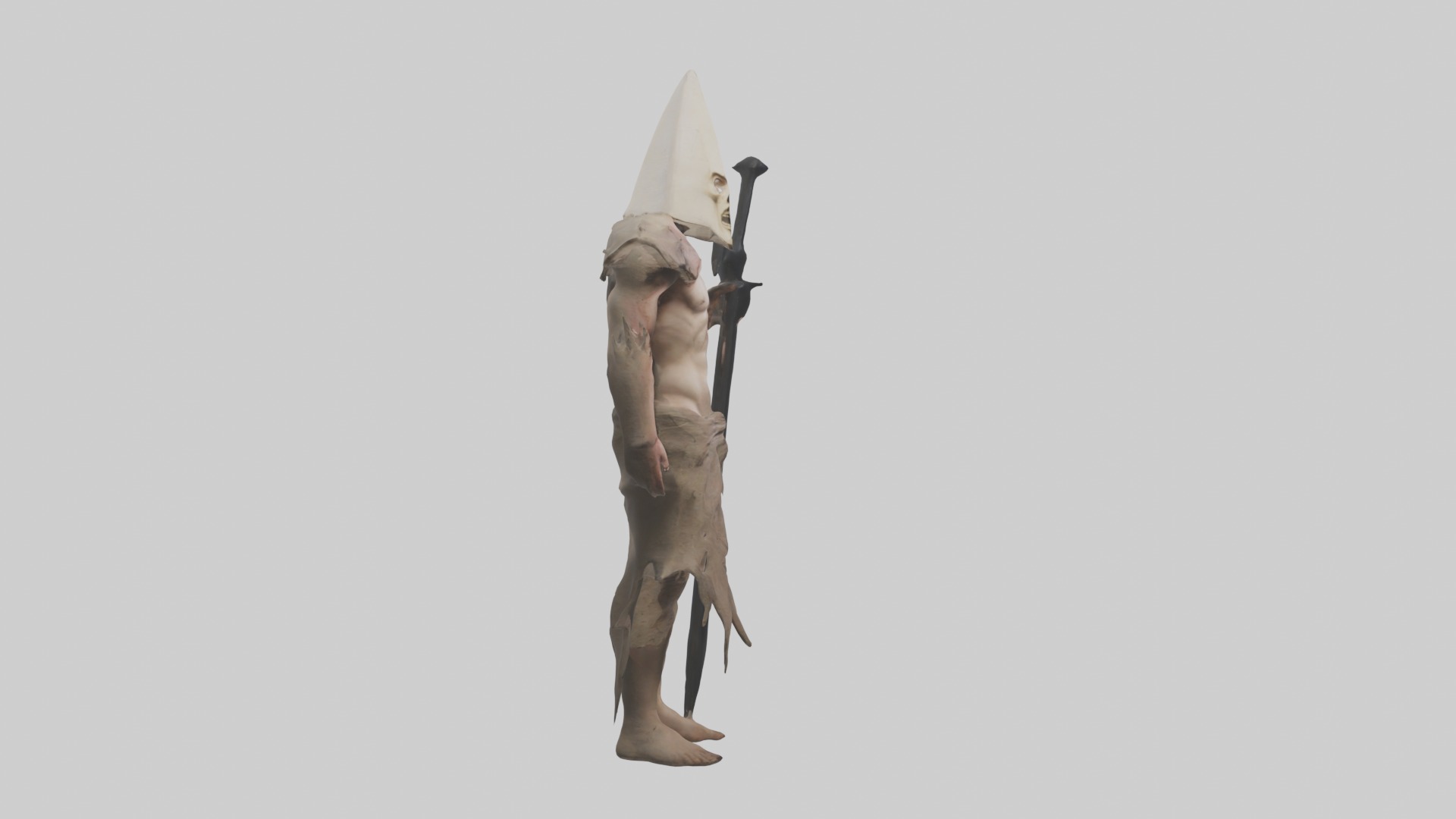 Pyramidhead Model Low-poly 3D model_7