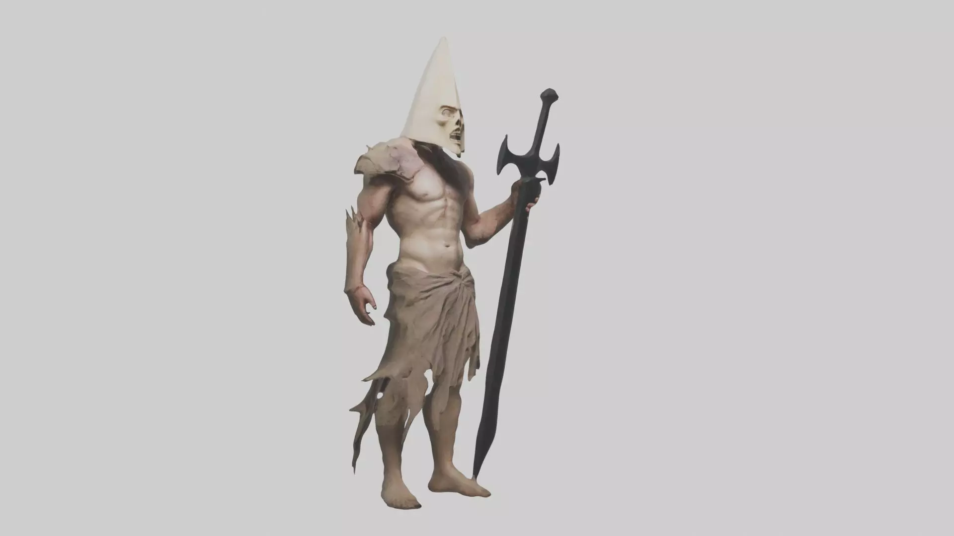 Pyramidhead Model Low-poly 3D model_0