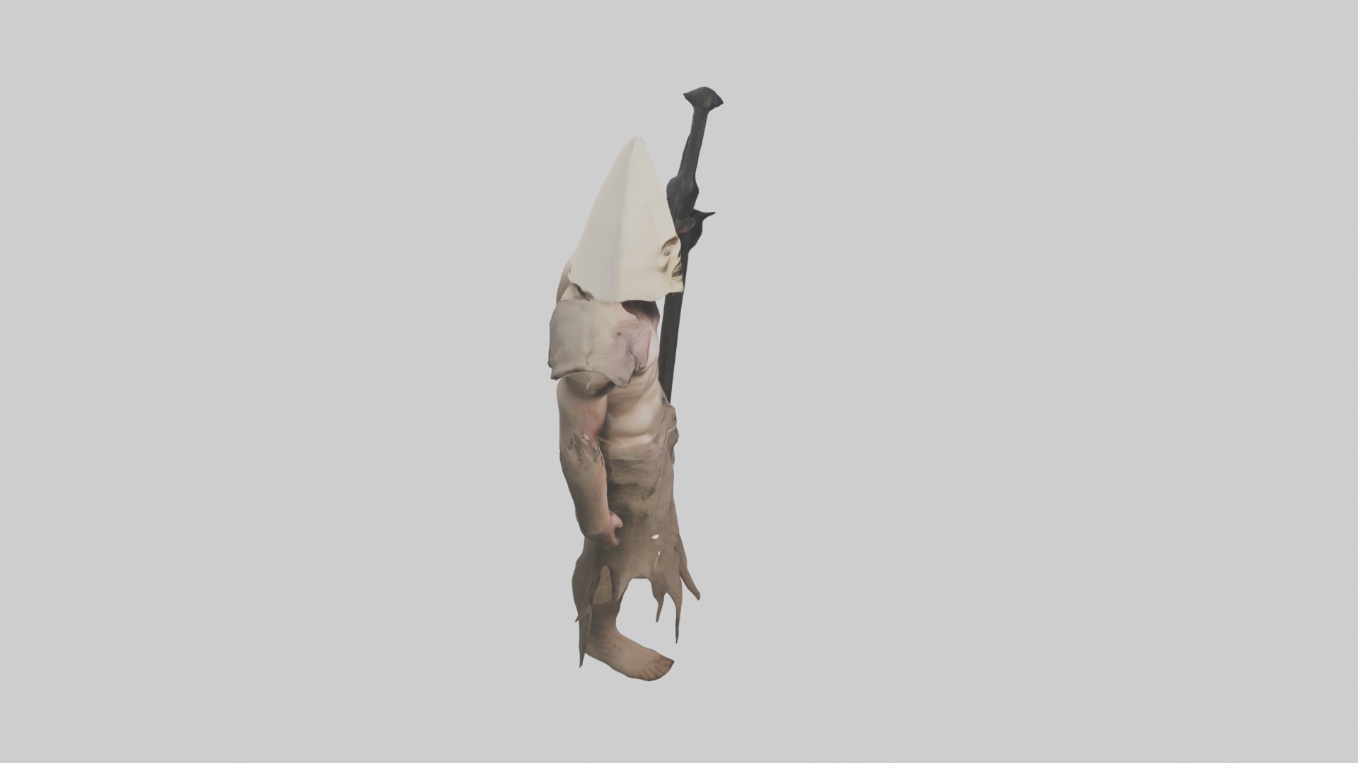 Pyramidhead Model Low-poly 3D model_12