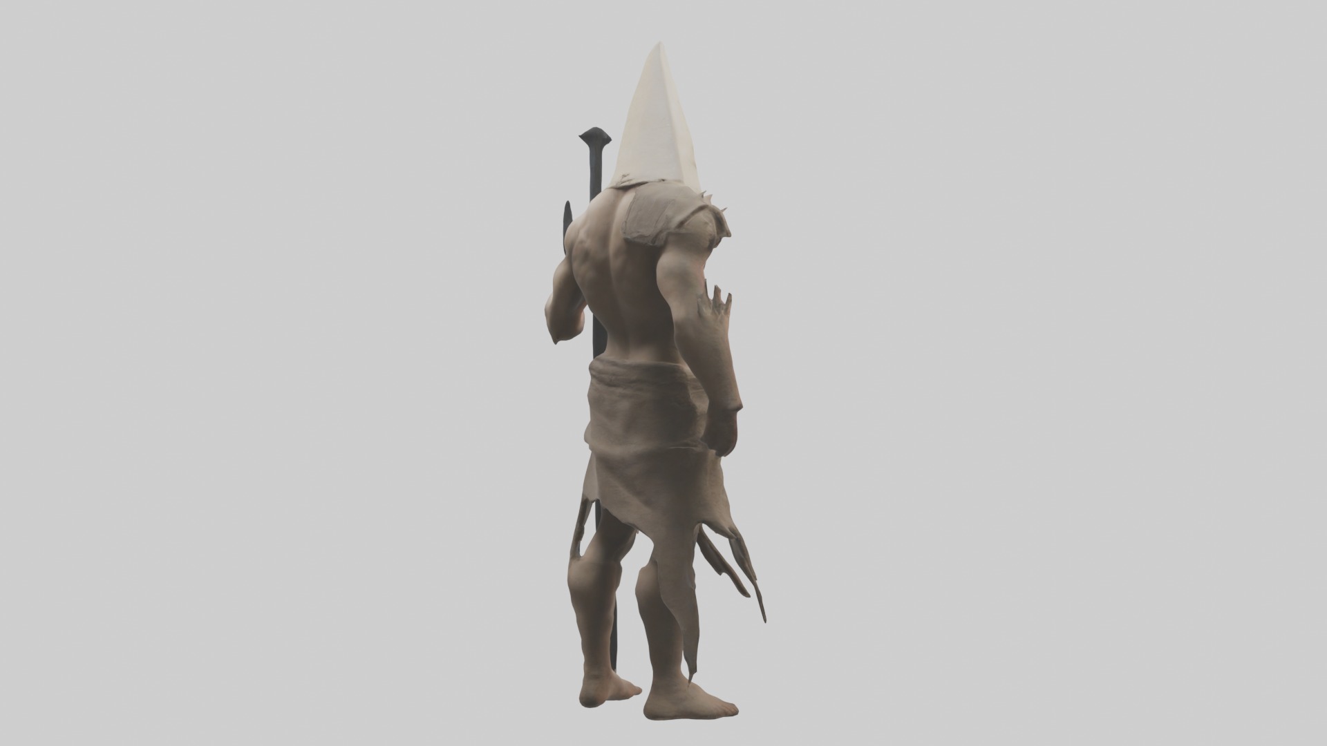 Pyramidhead Model Low-poly 3D model_3