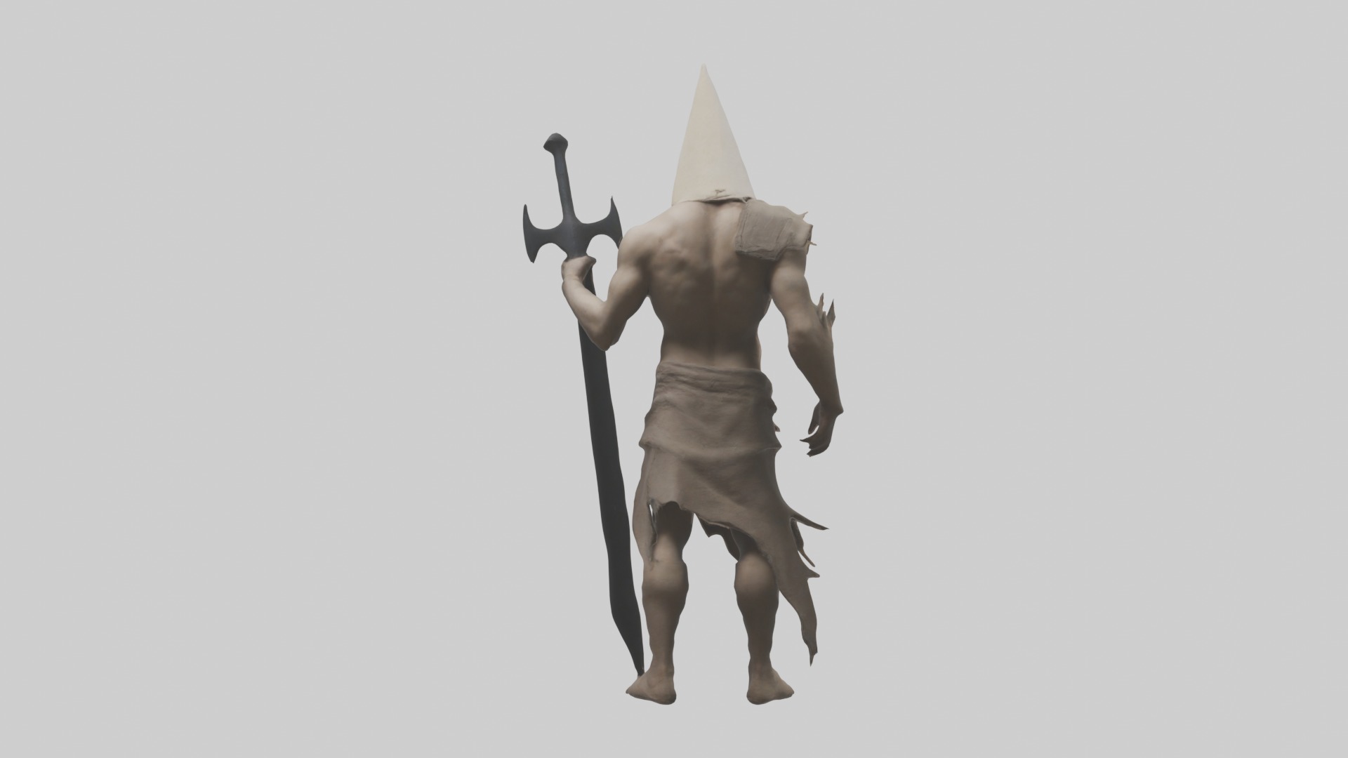 Pyramidhead Model Low-poly 3D model_1