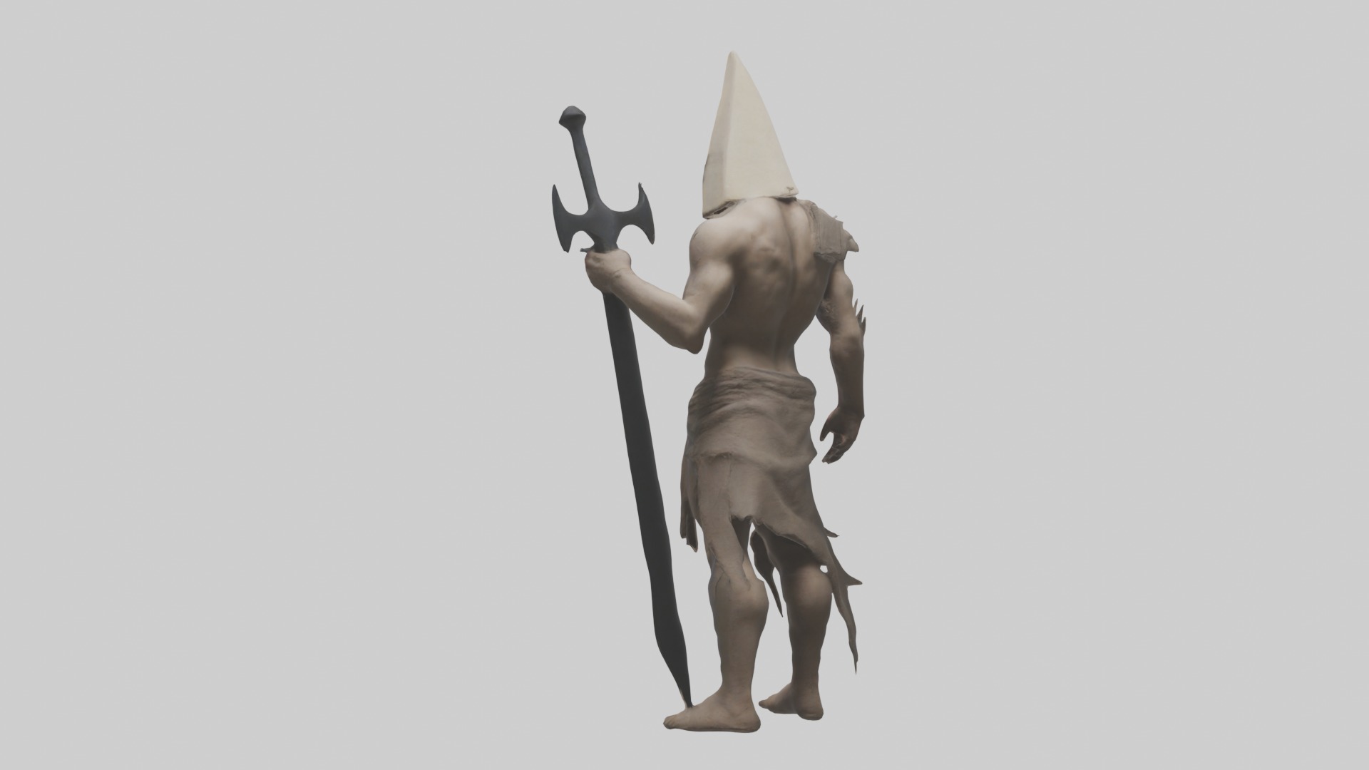 Pyramidhead Model Low-poly 3D model_2