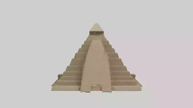 Pyramid Model Low-poly 3D model