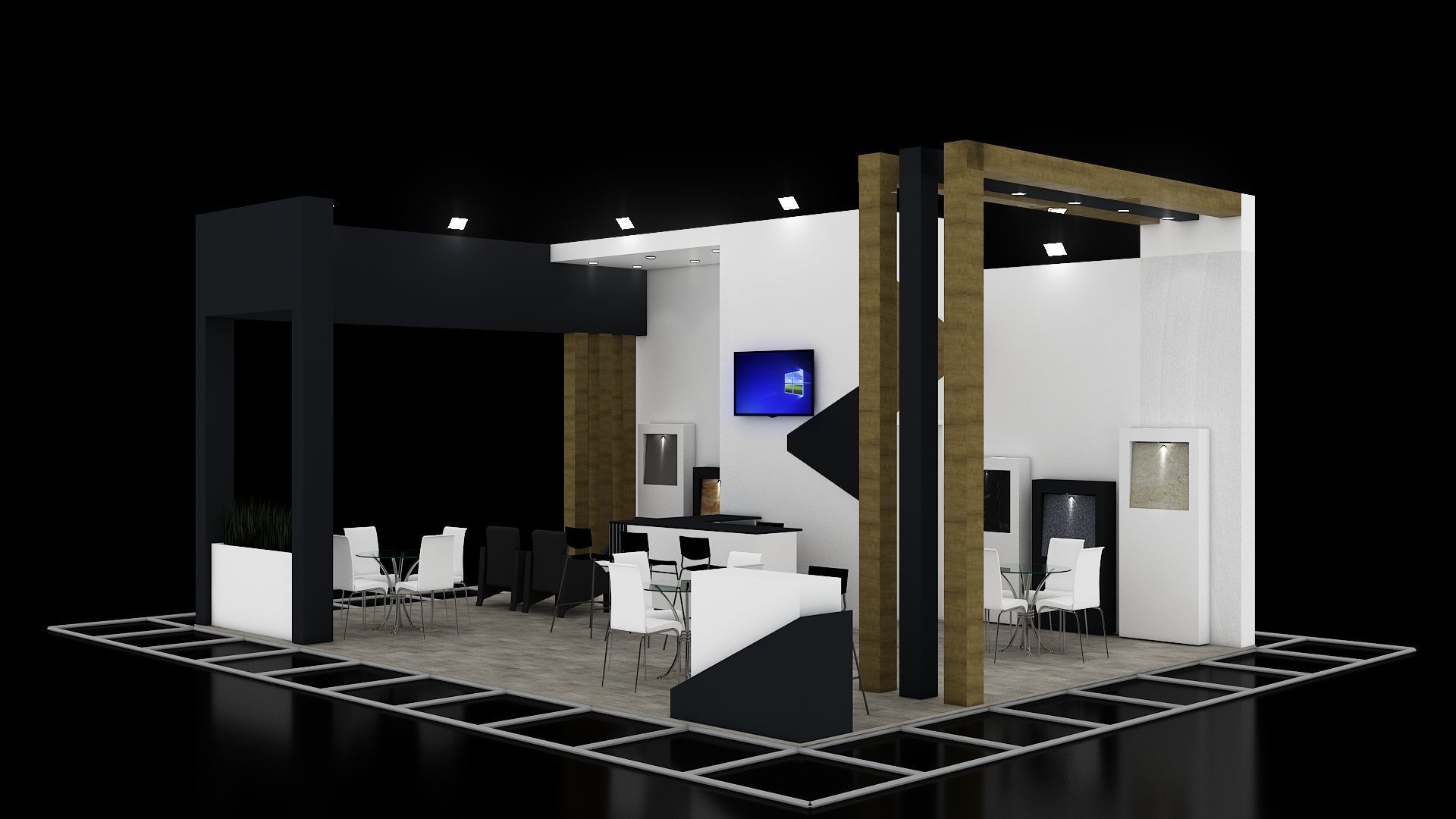 Exhibition Stand 16 3D model_2