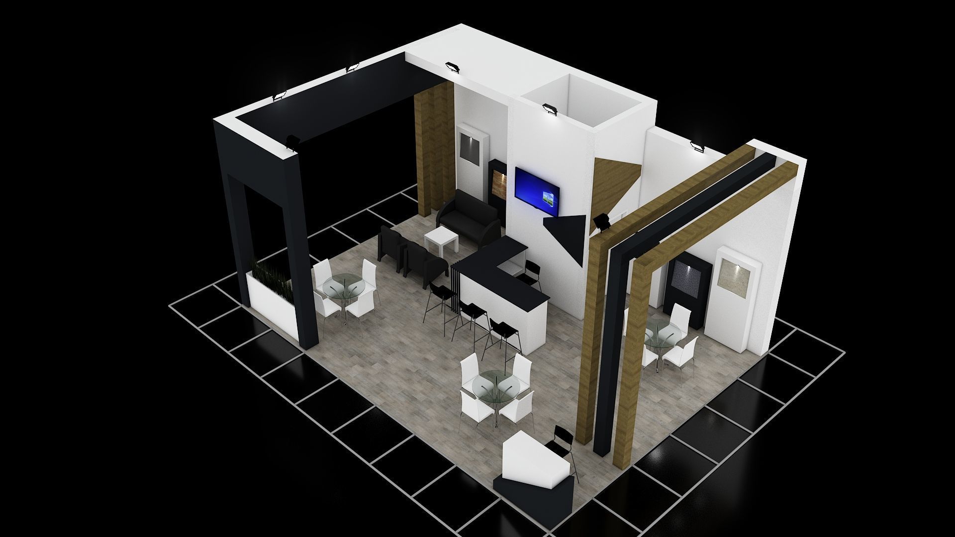 Exhibition Stand 16 3D model_3