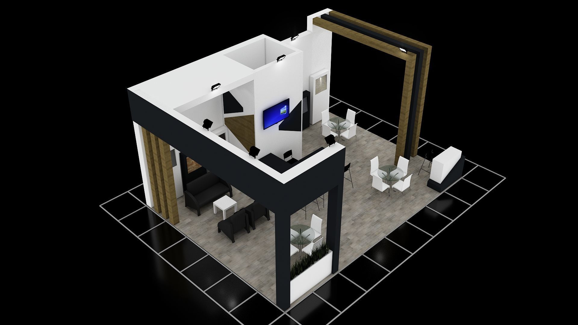 Exhibition Stand 16 3D model_4
