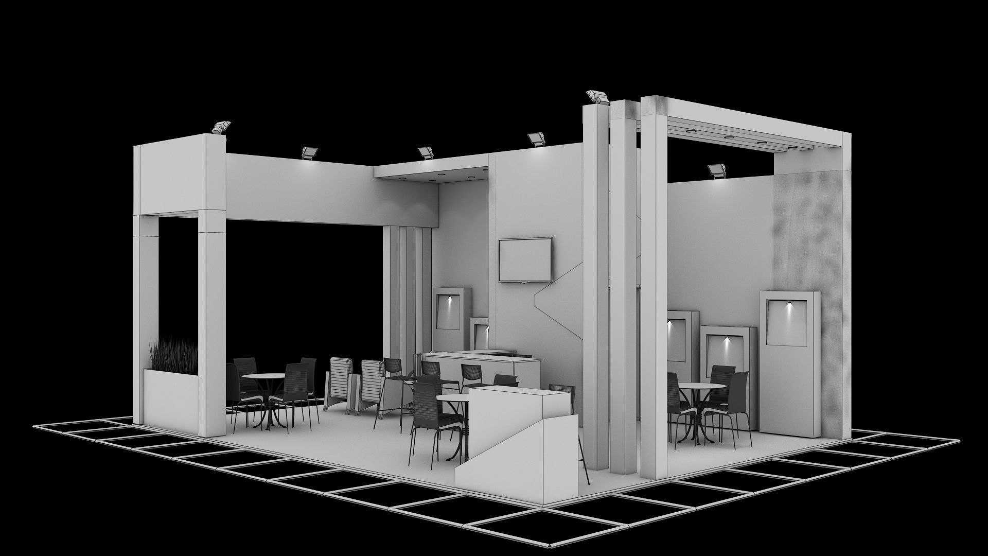 Exhibition Stand 16 3D model_6