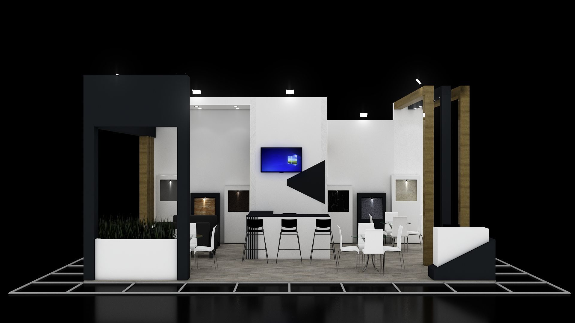 Exhibition Stand 16 3D model_1