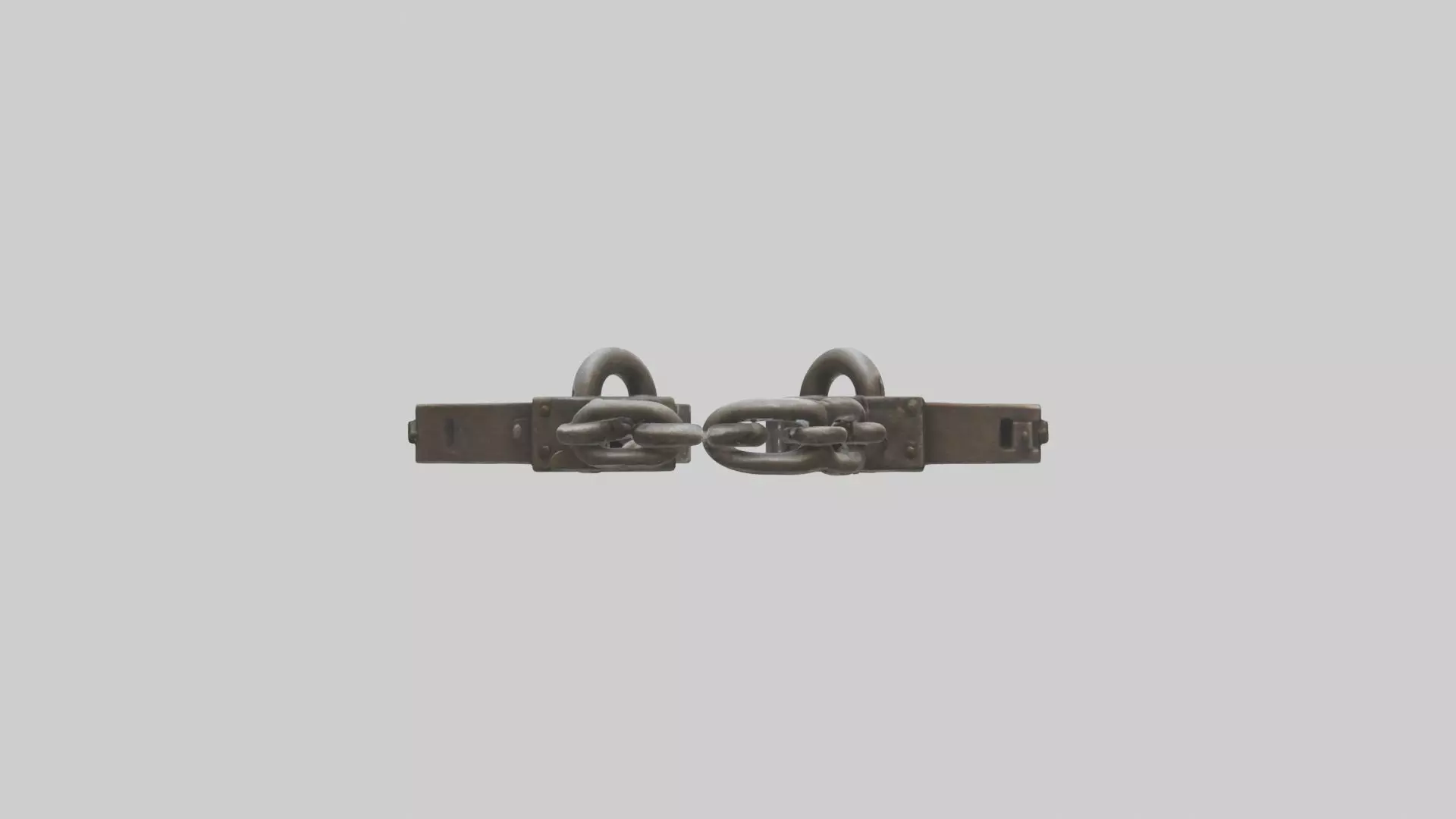 Prisonshackles Model Low-poly 3D model_0