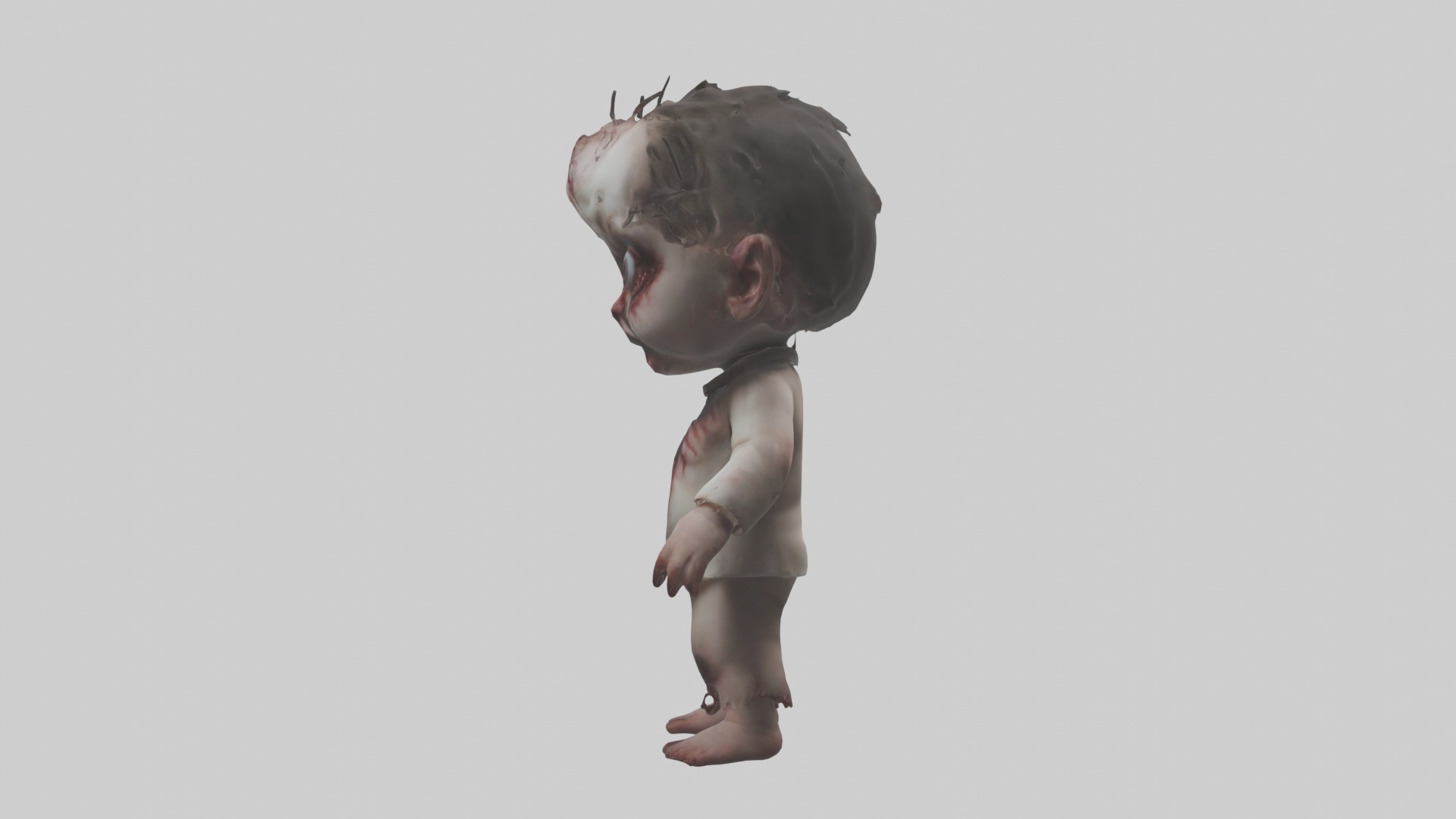 Possessedchild Model Low-poly 3D model_6