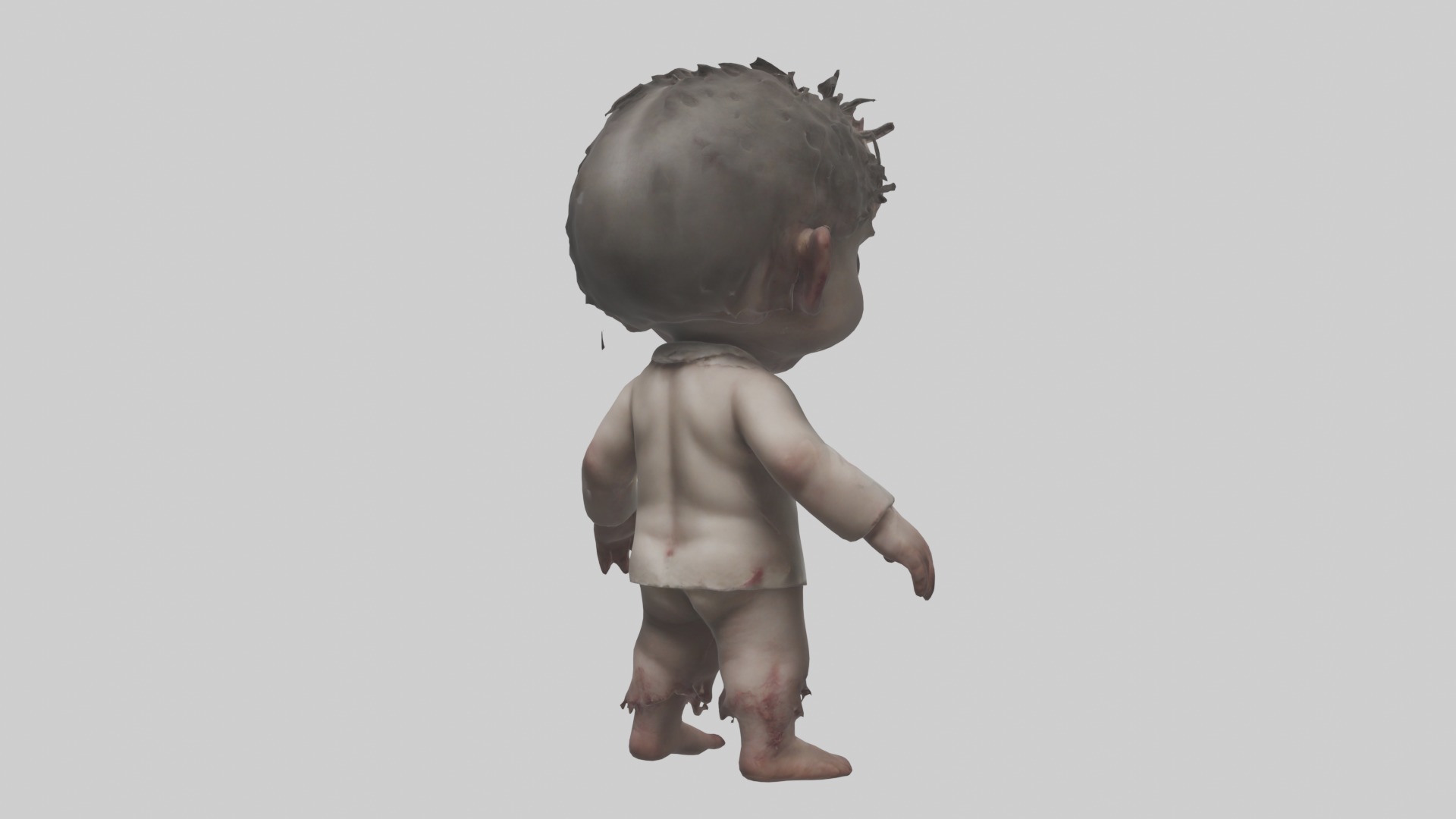 Possessedchild Model Low-poly 3D model_3