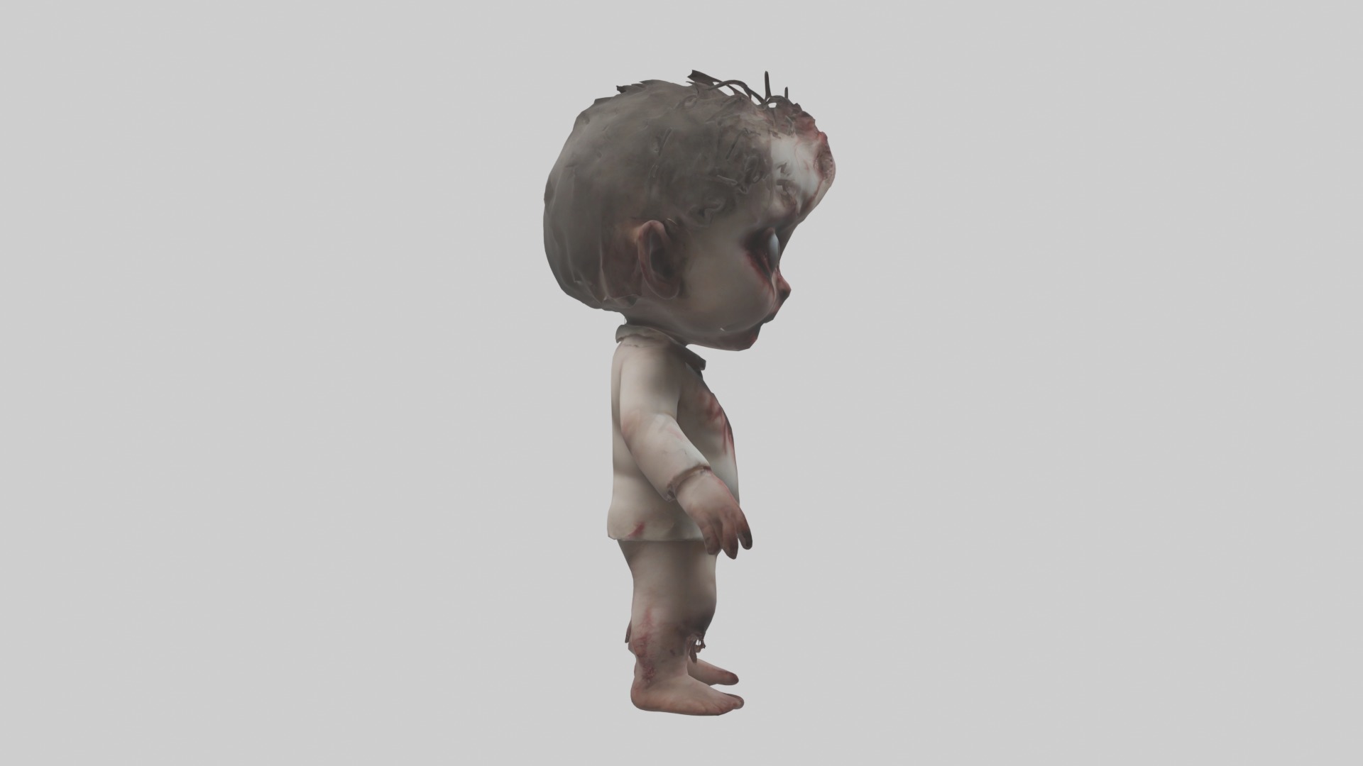 Possessedchild Model Low-poly 3D model_7