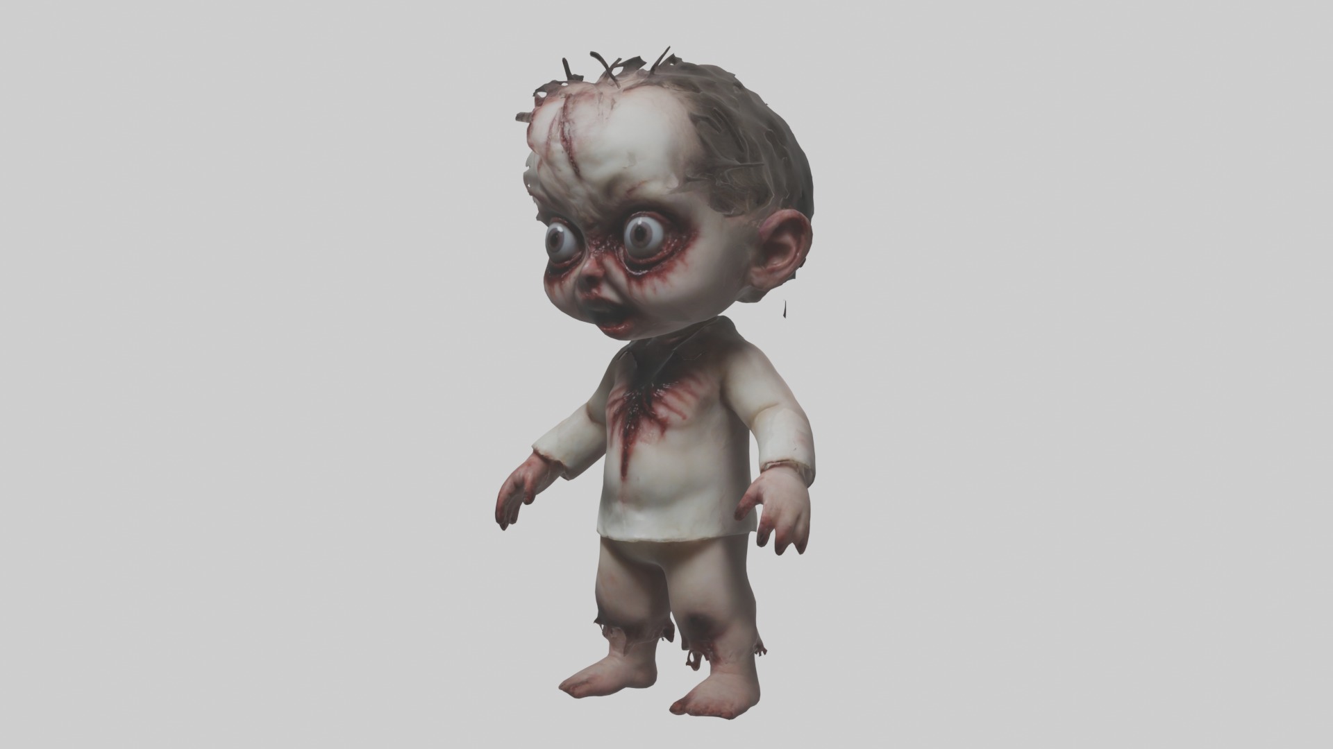 Possessedchild Model Low-poly 3D model_4