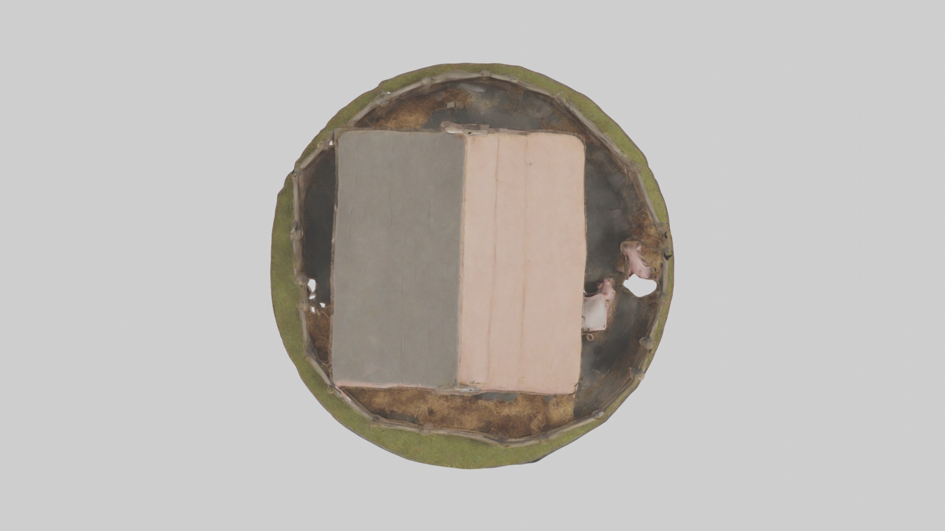 Pigsty Model Low-poly 3D model_8